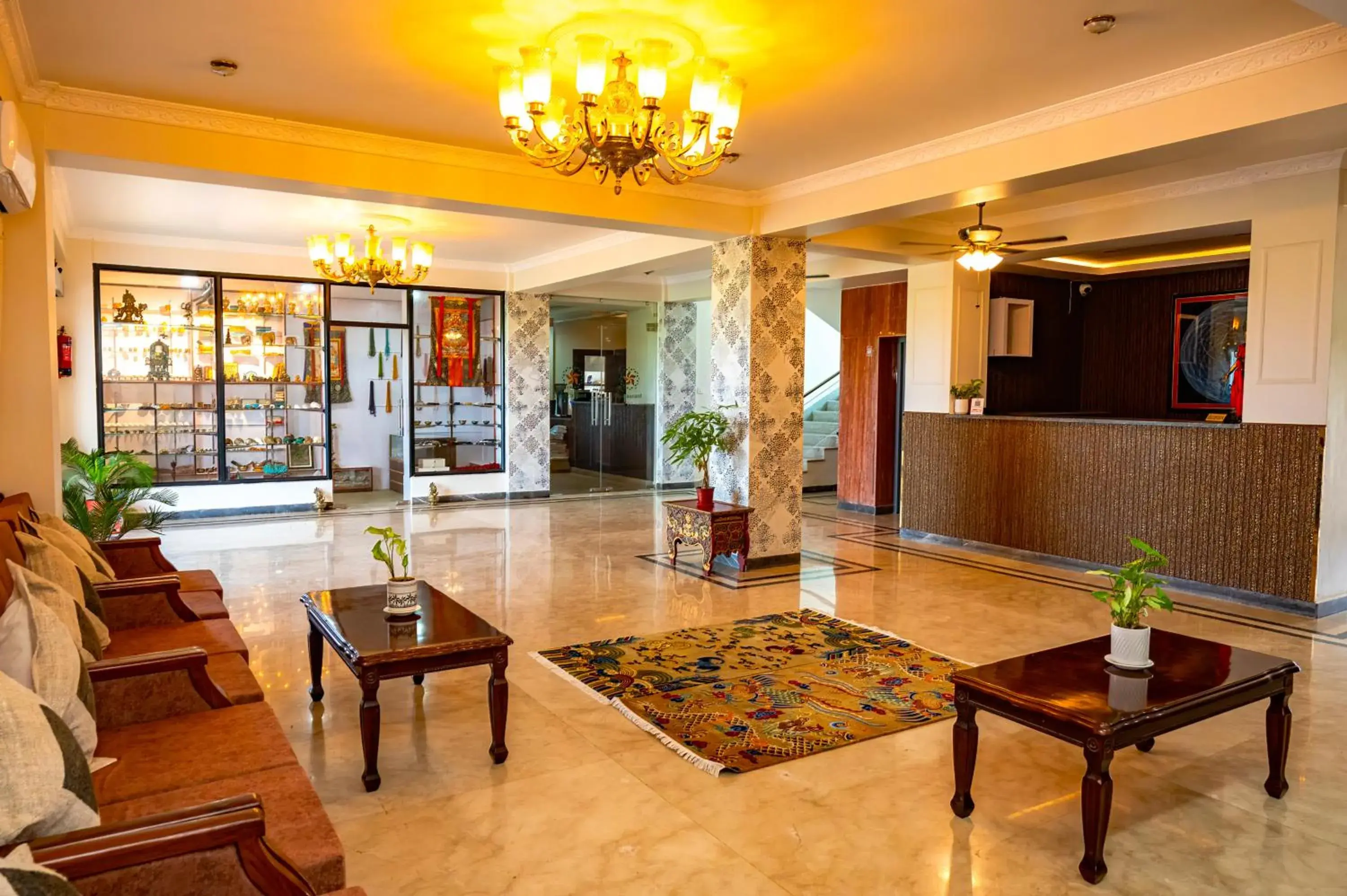 Lobby or reception in Lumbini Five Elements Hotel Lobby or reception in Lumbini Five Elements Hotel