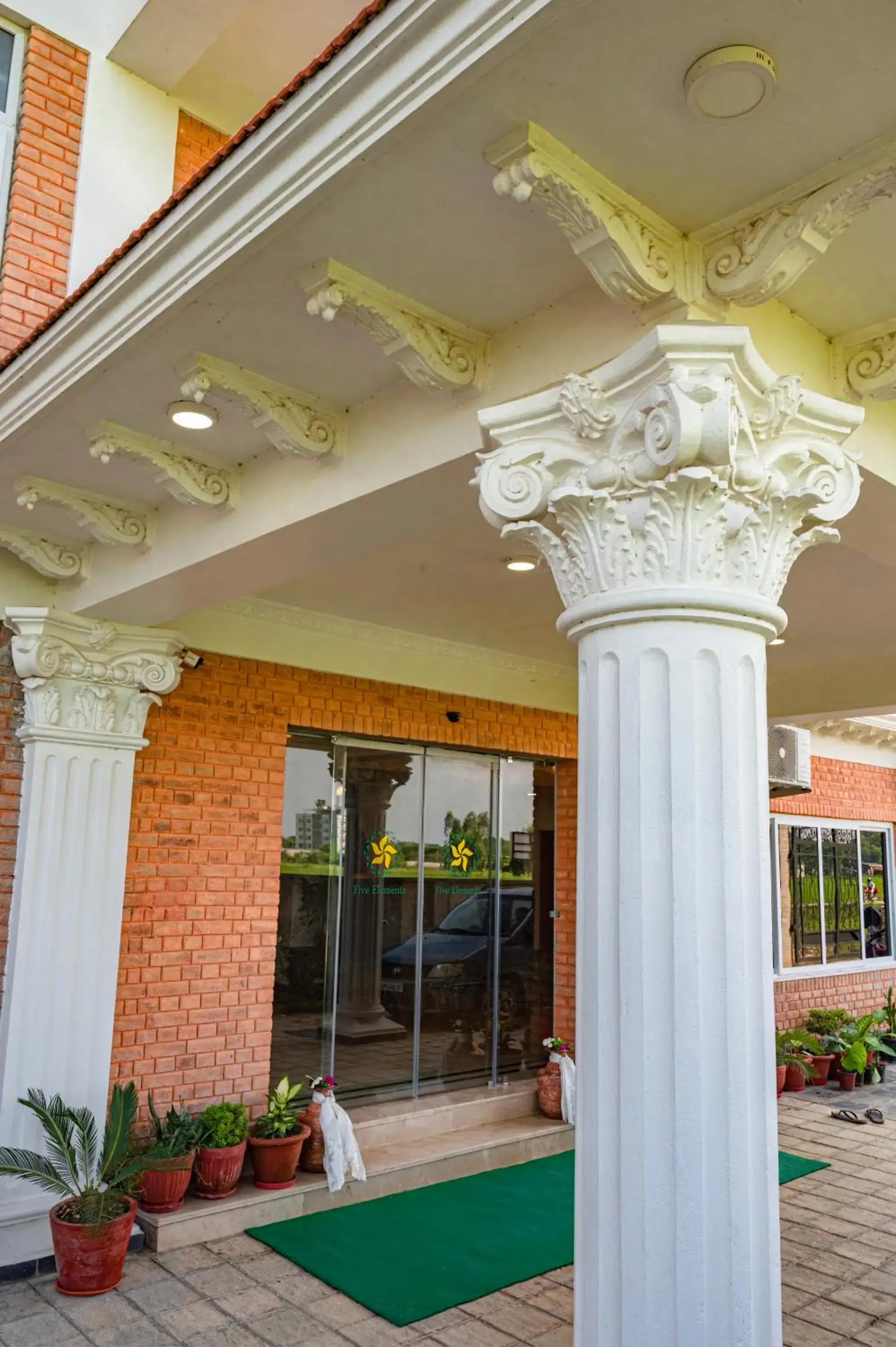 Property building in Lumbini Five Elements Hotel Property building in Lumbini Five Elements Hotel