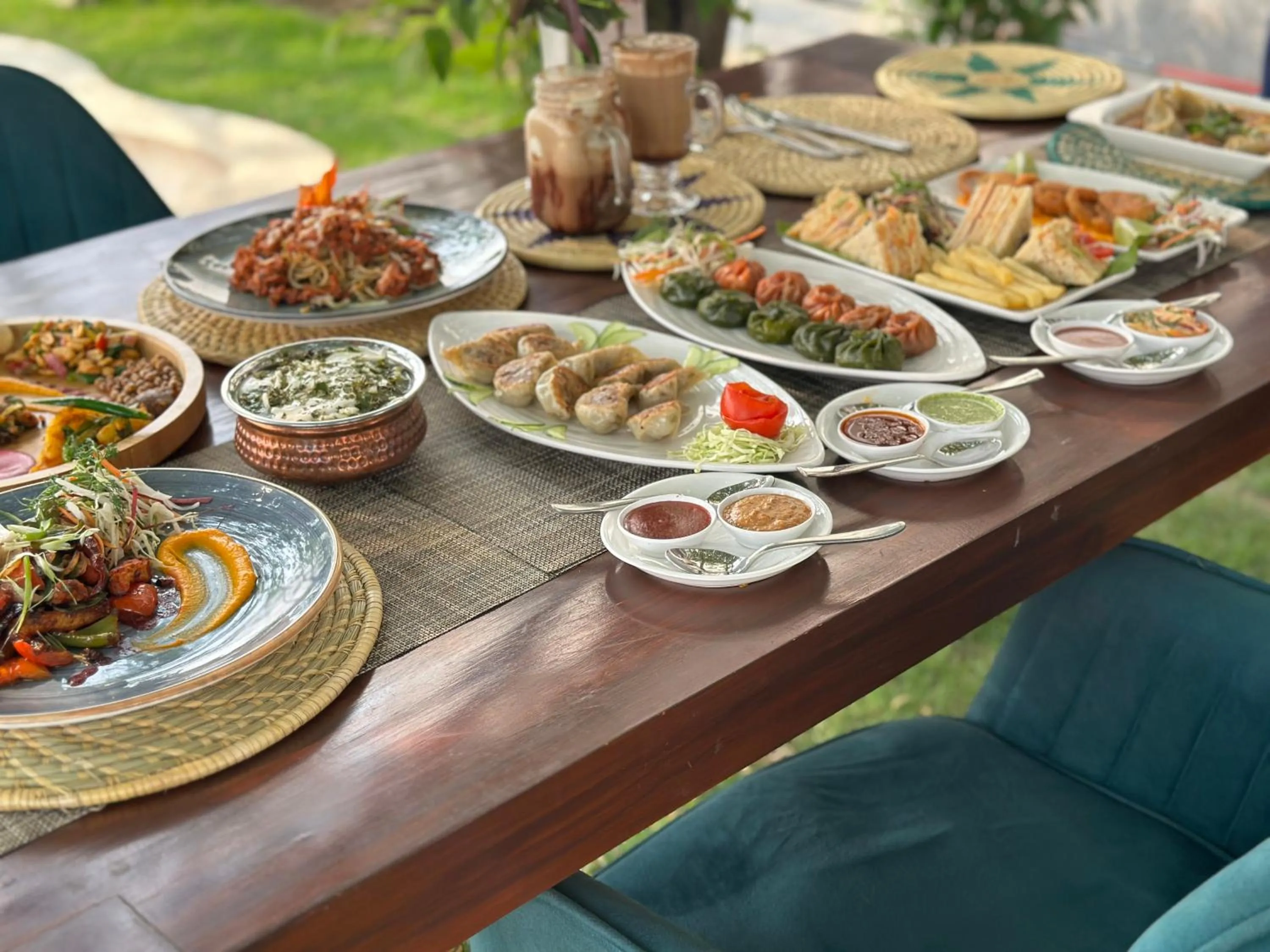 Food and drinks in Lumbini Five Elements Hotel