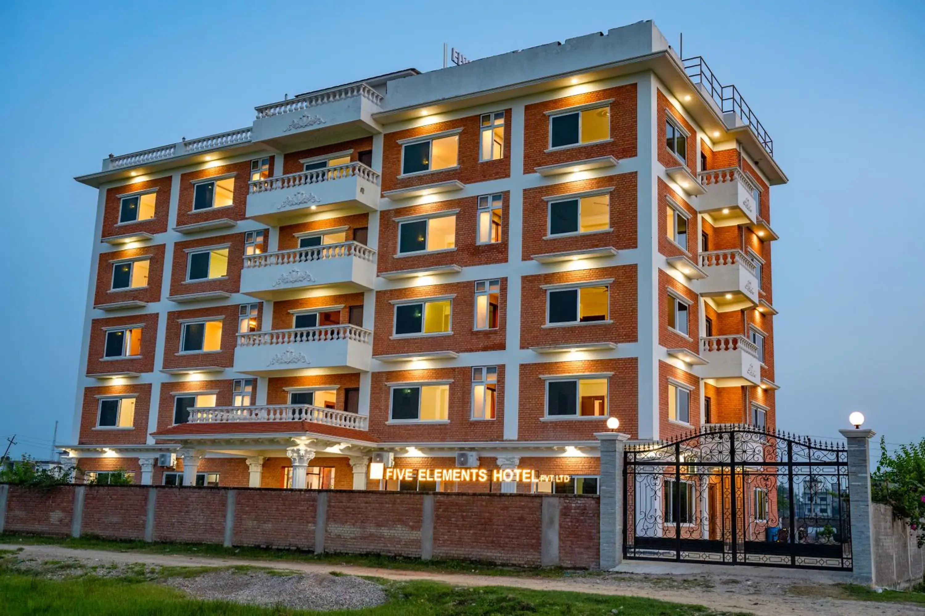 Property building in Lumbini Five Elements Hotel Property building in Lumbini Five Elements Hotel
