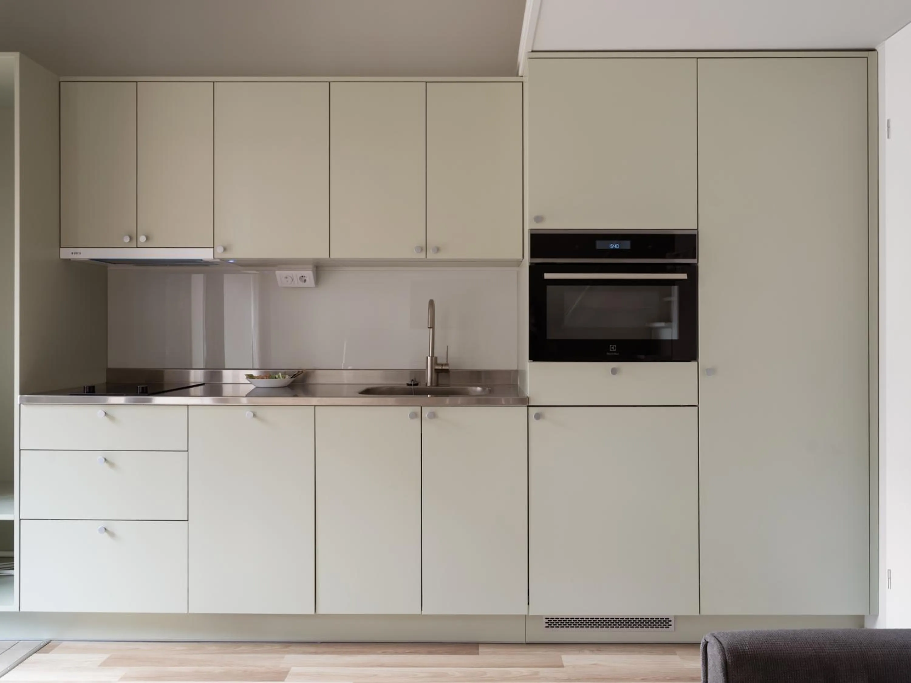 Kitchen or kitchenette in Waterfront Cabins