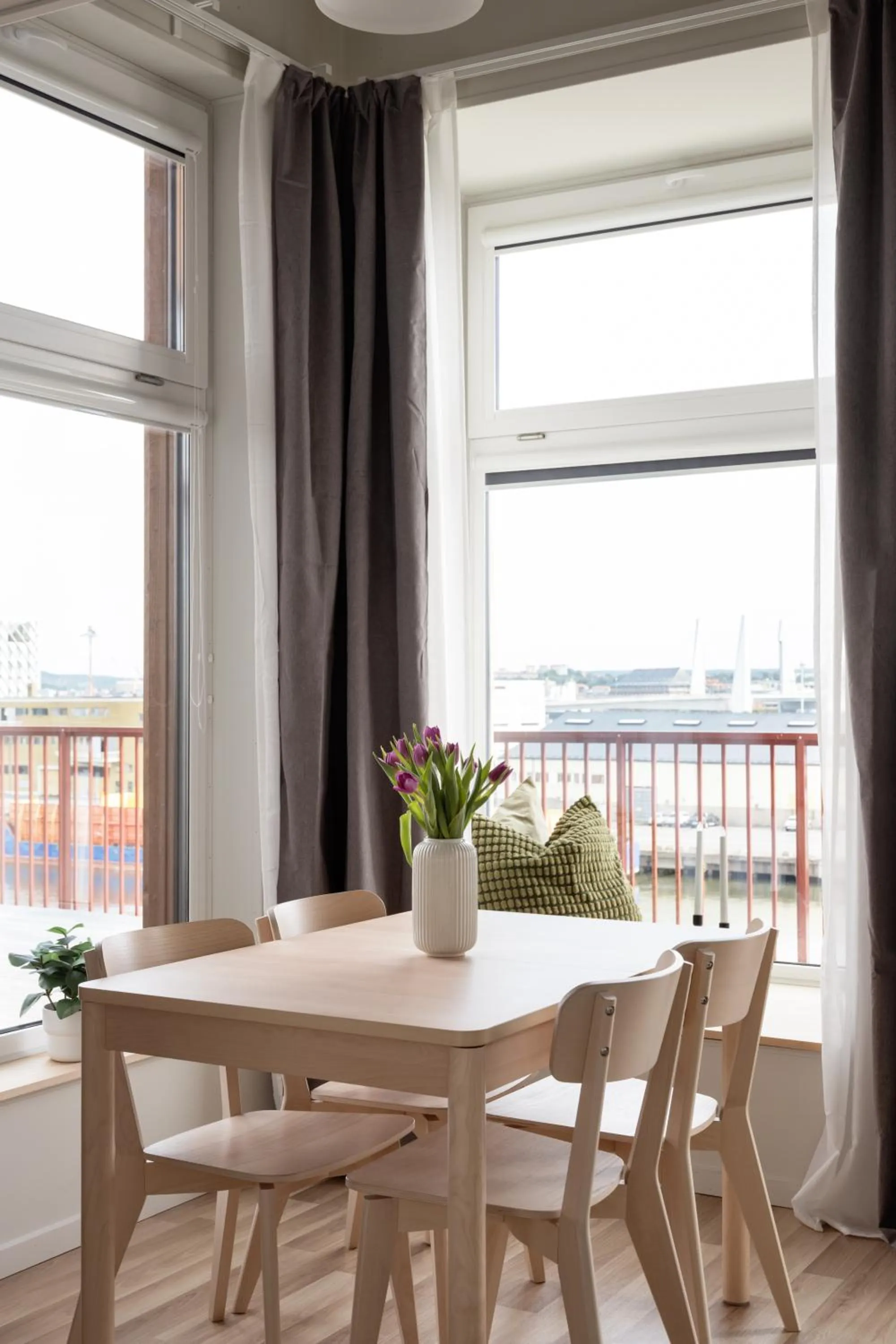 kitchen in Waterfront Cabins