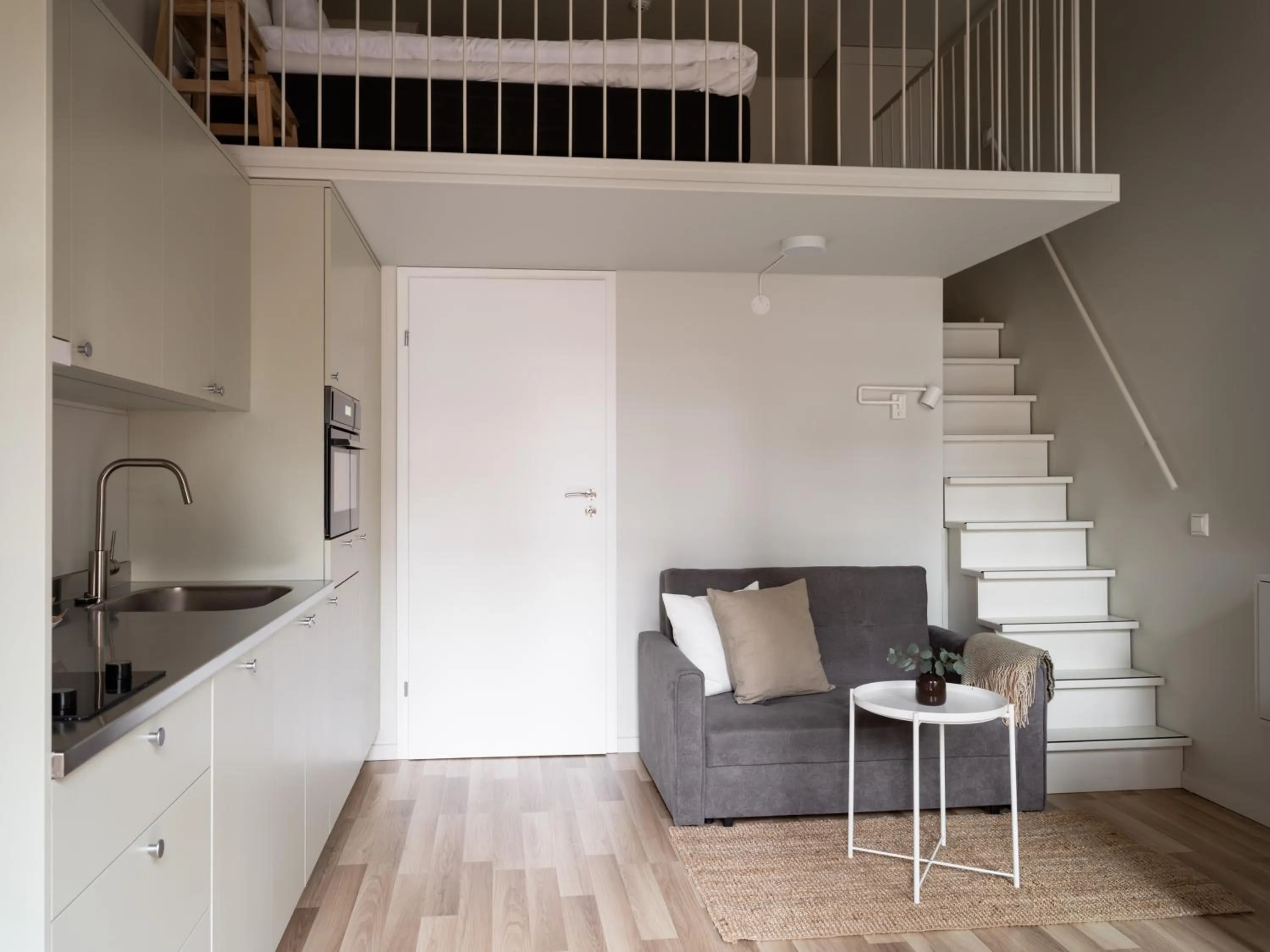 Kitchen or kitchenette in Waterfront Cabins