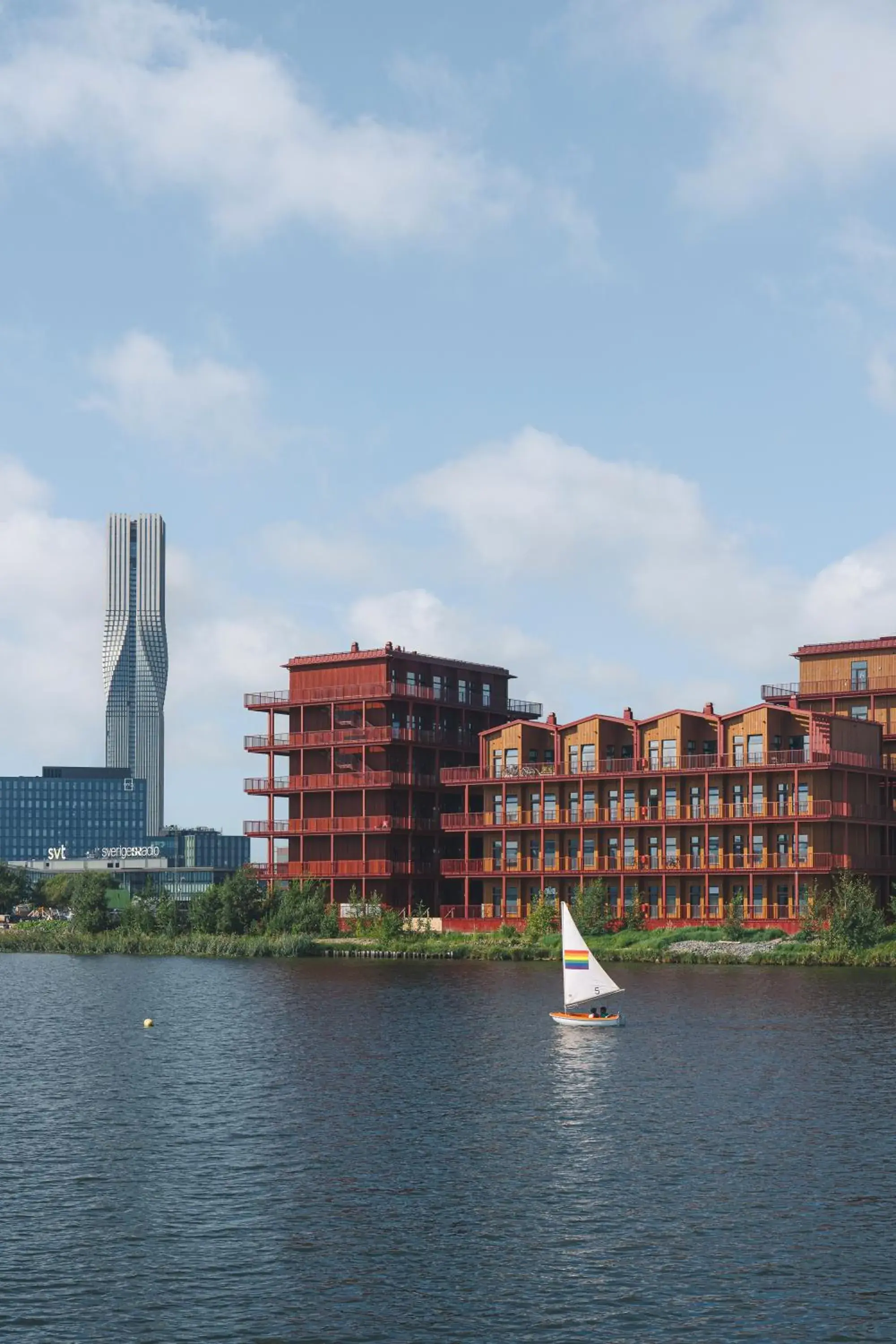 Property building in Waterfront Cabins Property building in Waterfront Cabins