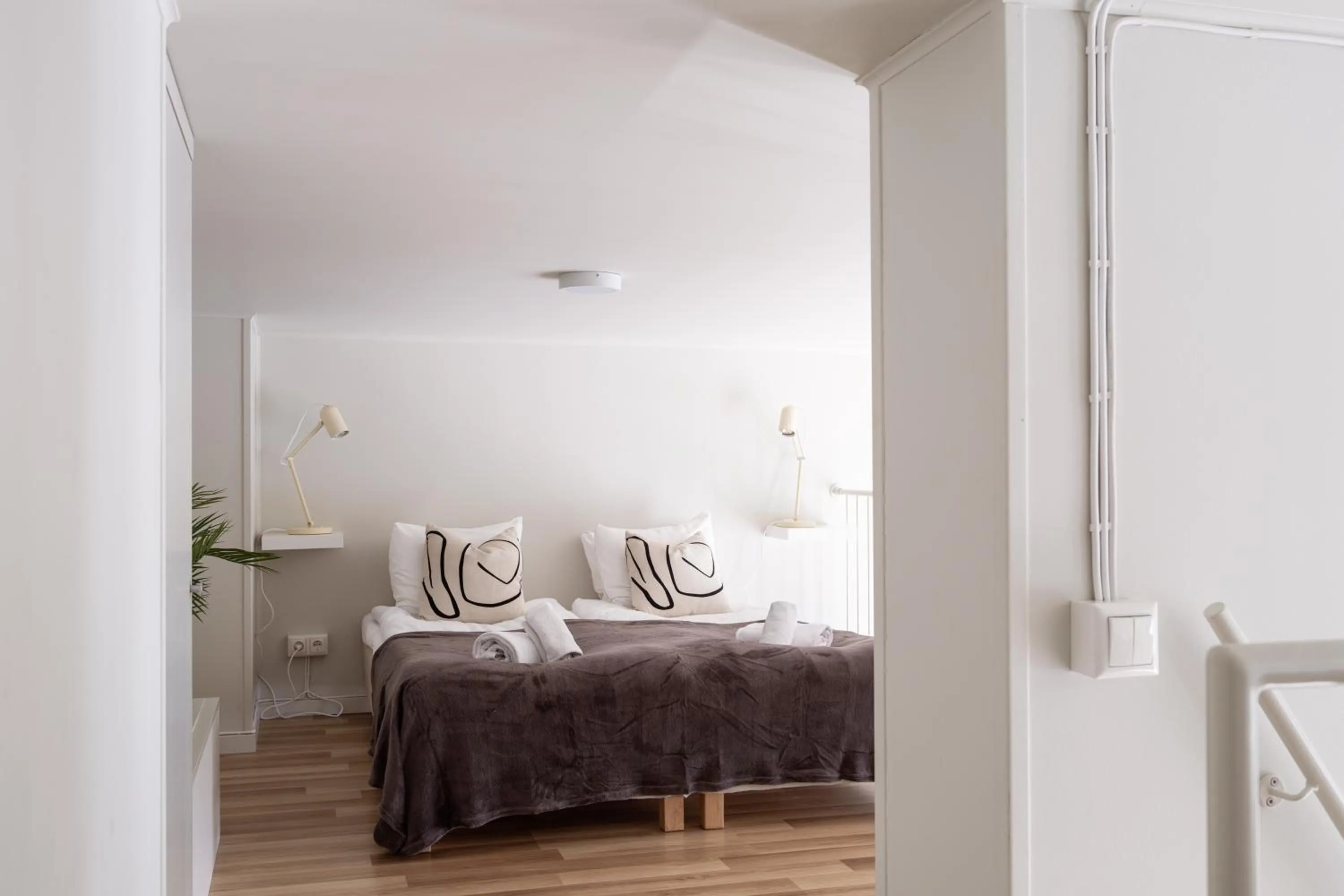 Photo of the whole room, Bed in Waterfront Cabins