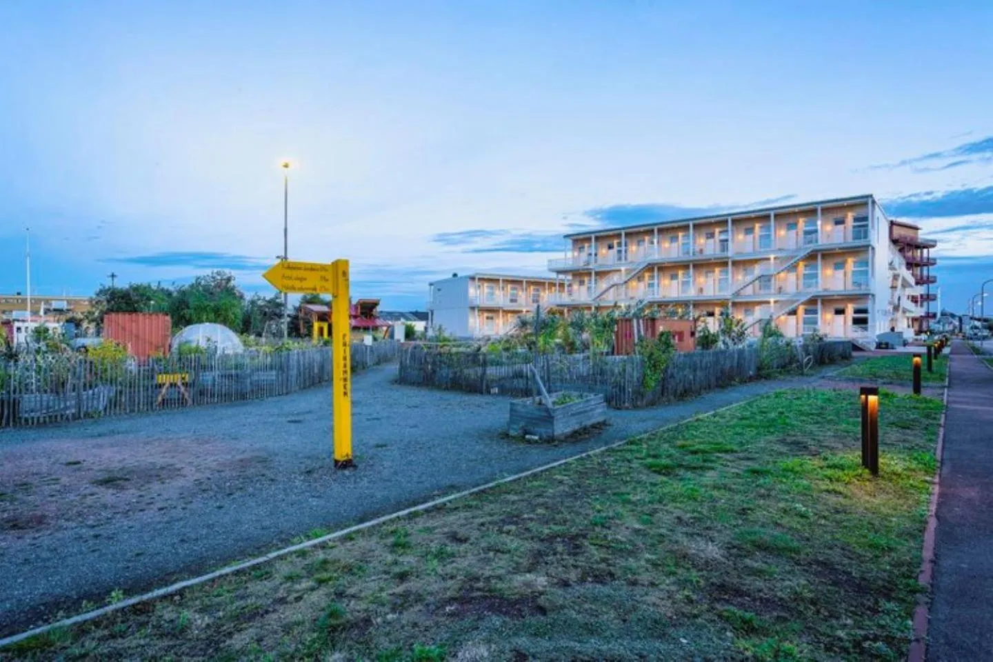 Property building in Waterfront Cabins