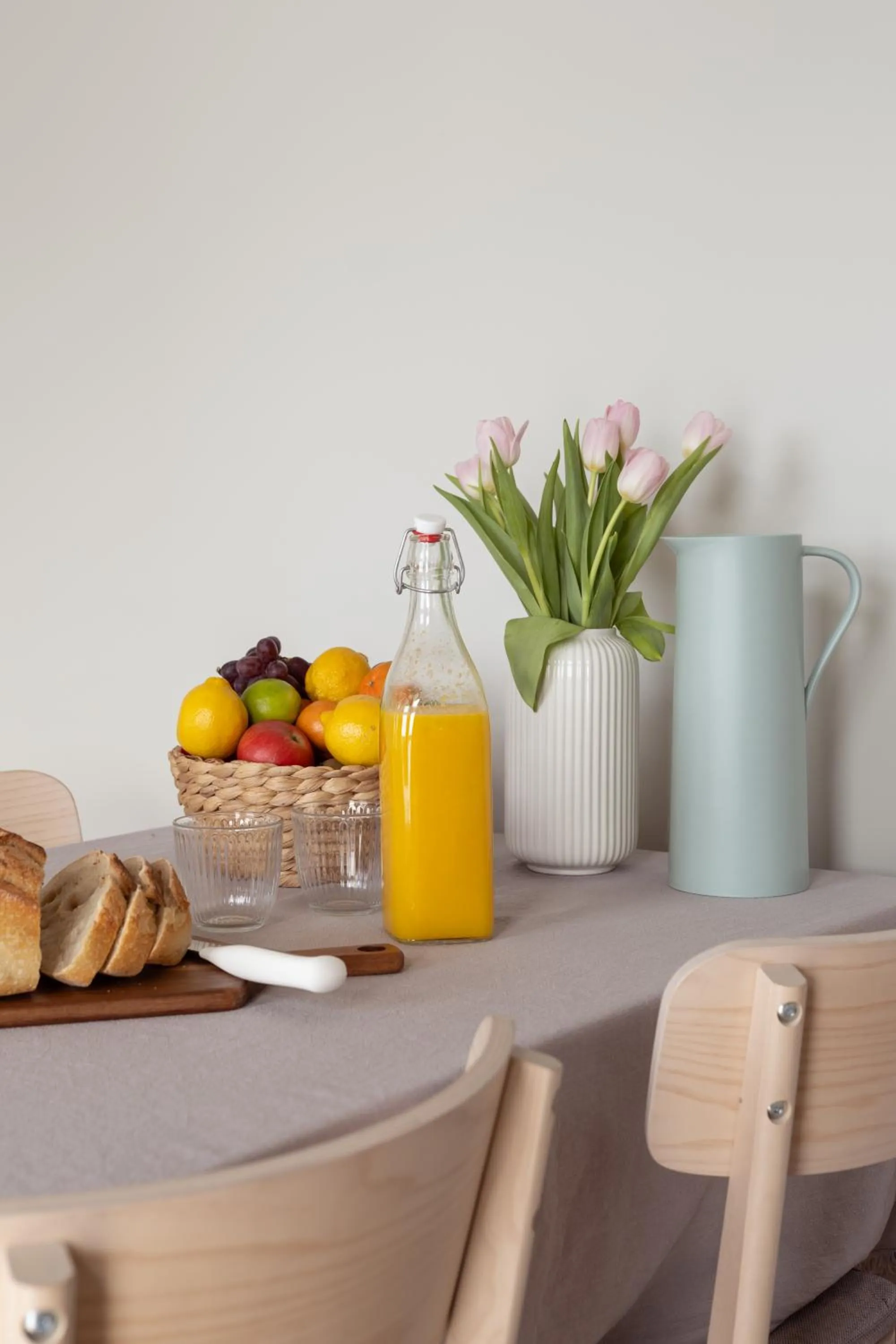 Dining area in Waterfront Cabins