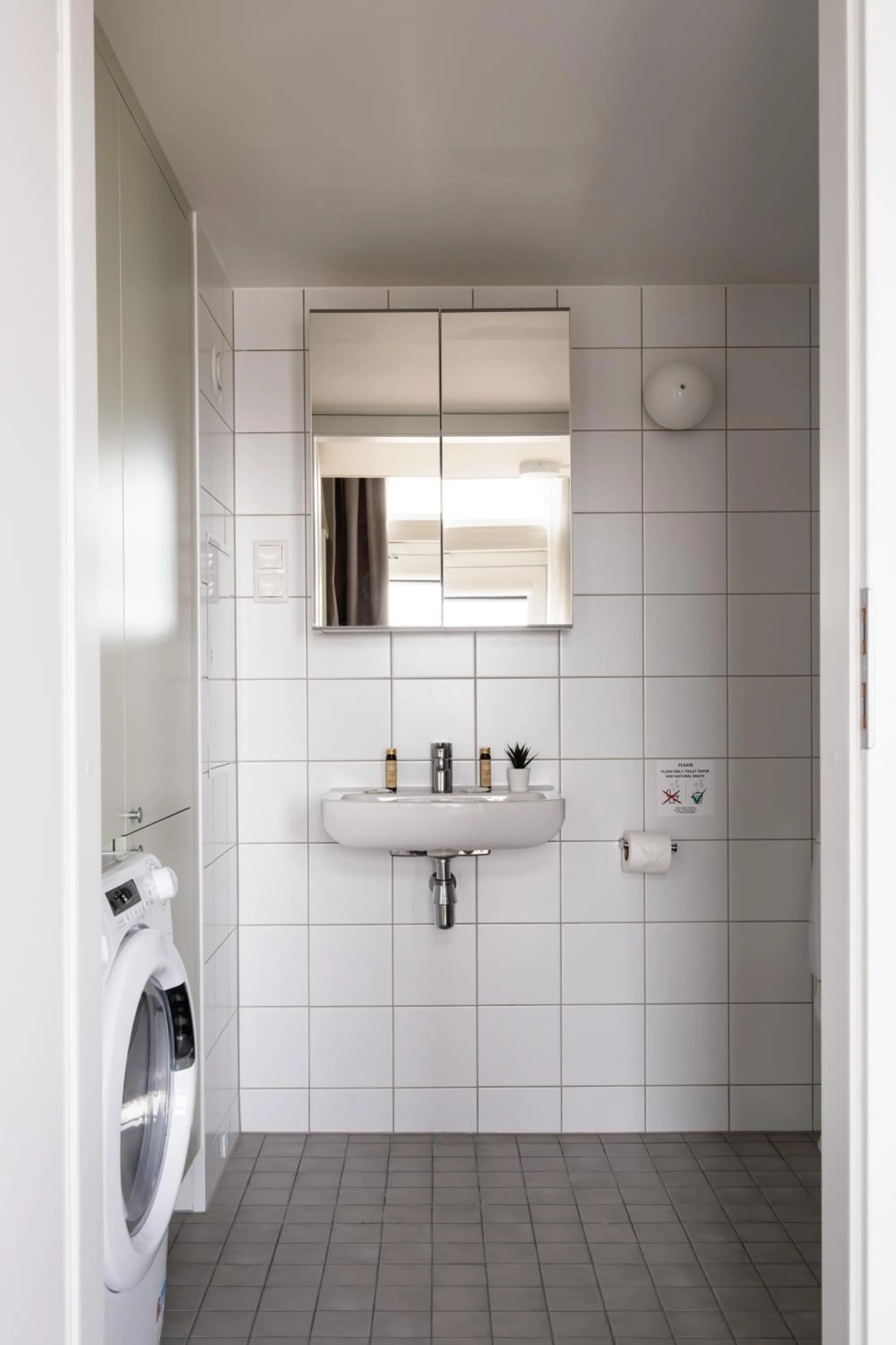 Bathroom in Waterfront Cabins