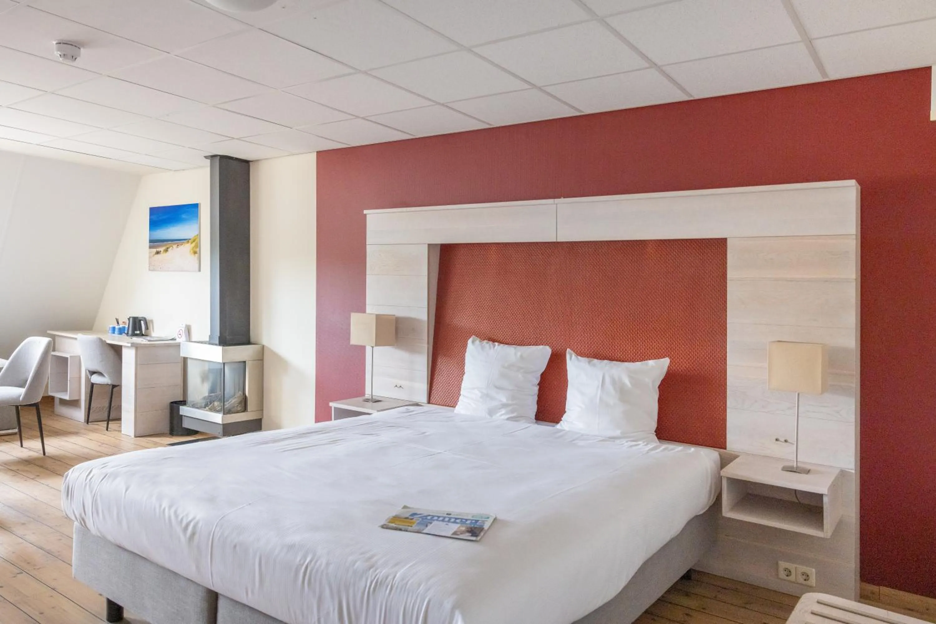 Bedroom, Bed in Fletcher Hotel - Restaurant de Cooghen