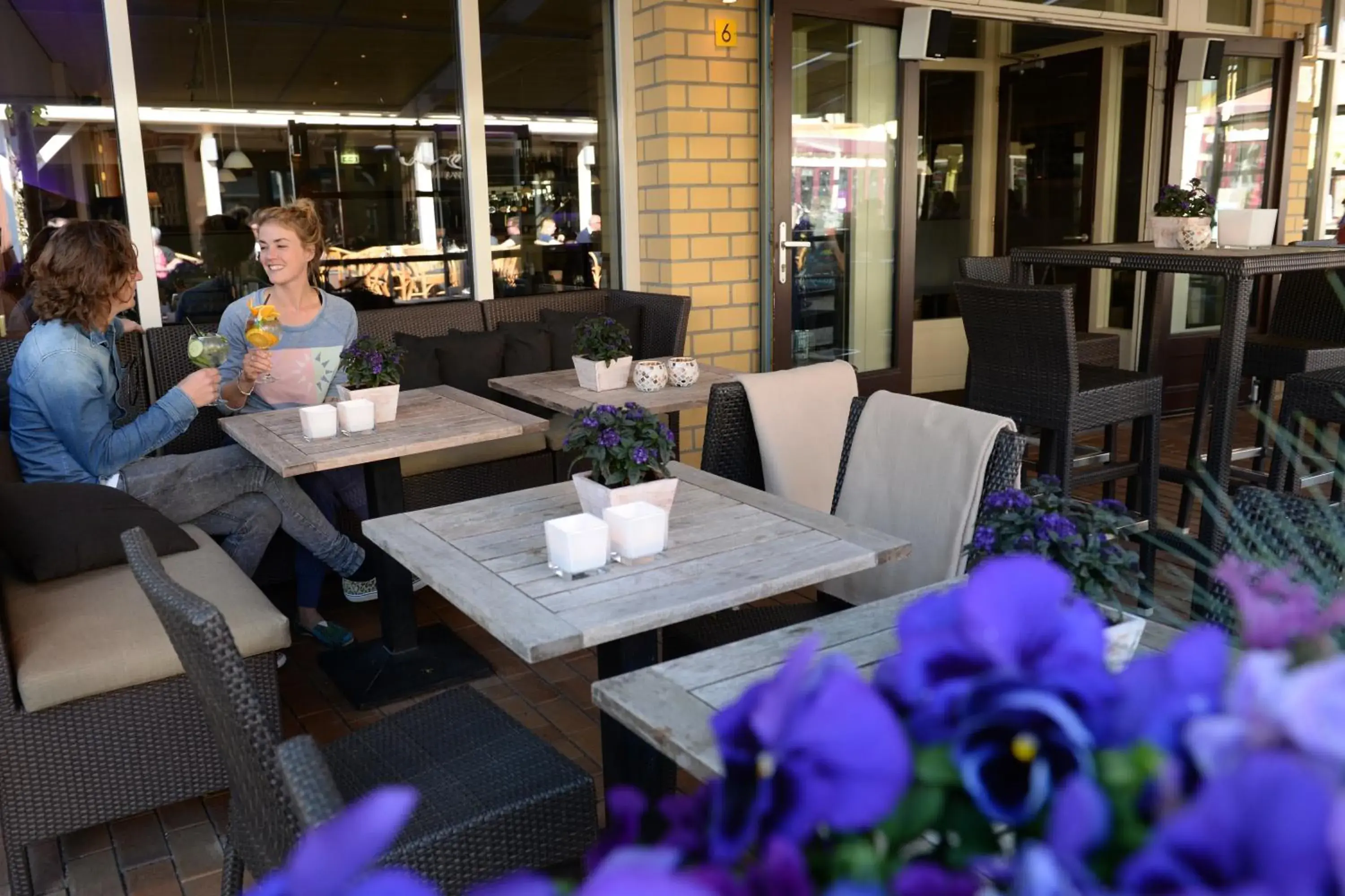 Balcony/Terrace in Fletcher Hotel - Restaurant de Cooghen Balcony/Terrace in Fletcher Hotel - Restaurant de Cooghen