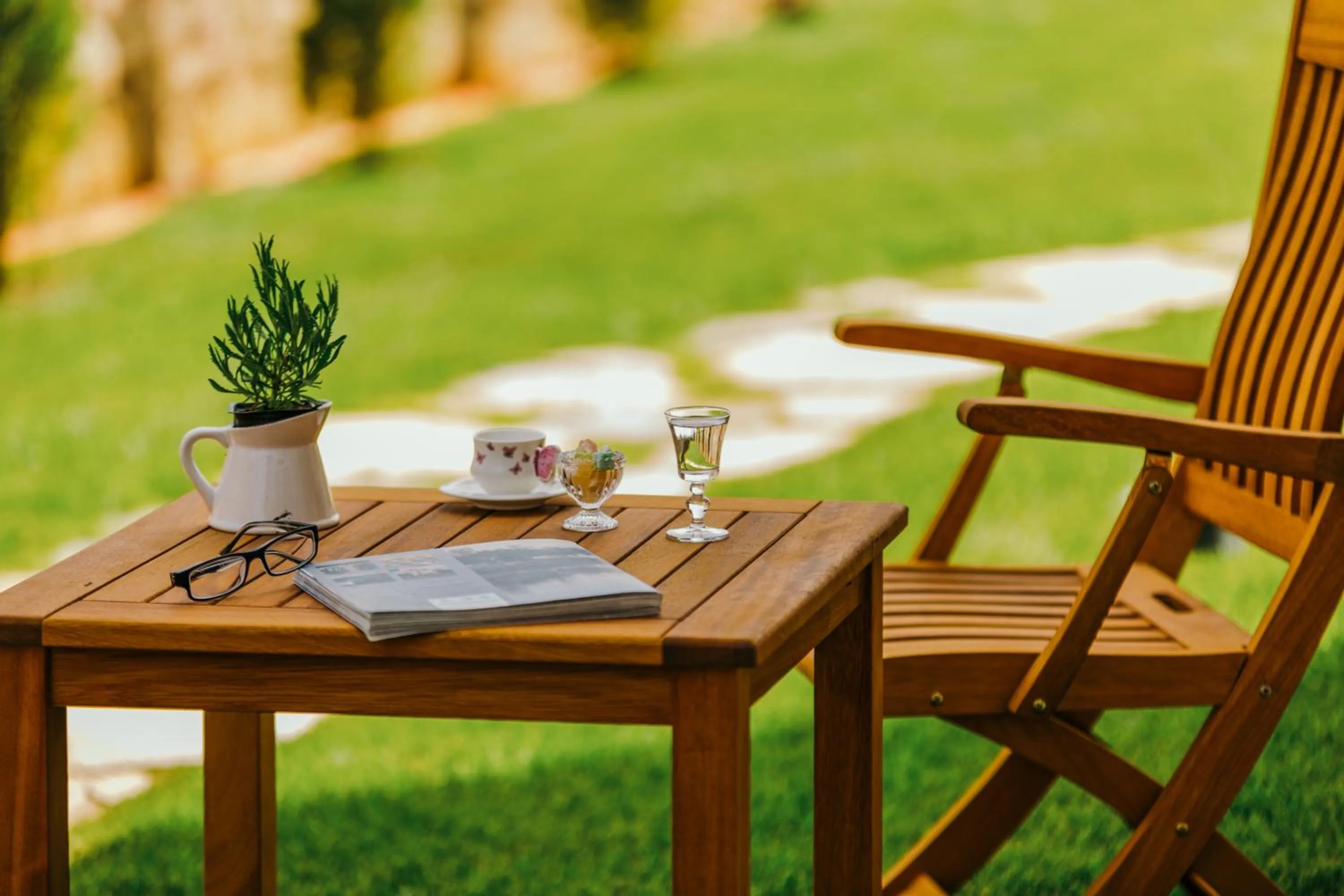 Garden in Cunda Esen Hotel