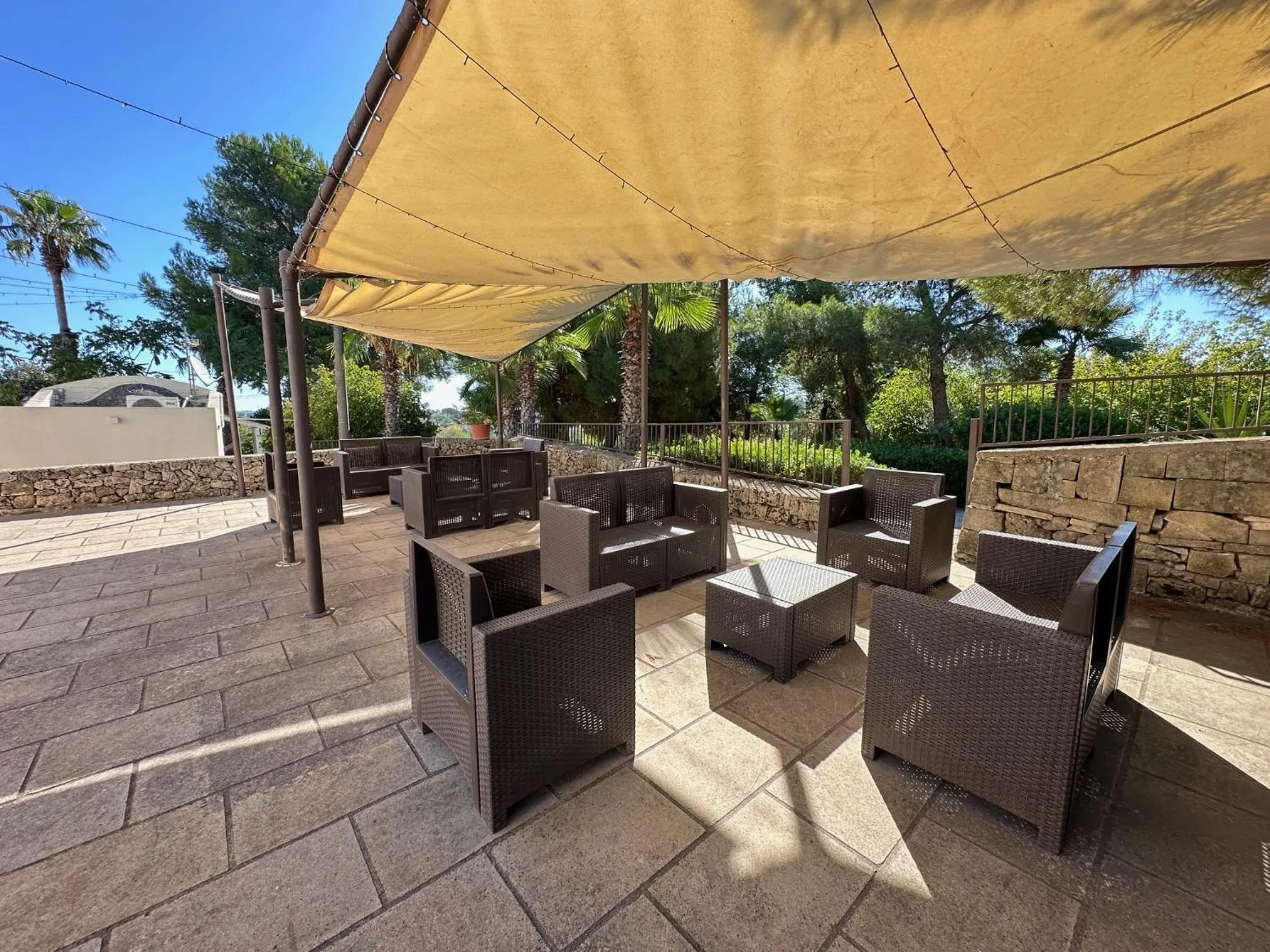 Patio in Agriturismo Il Trappeto