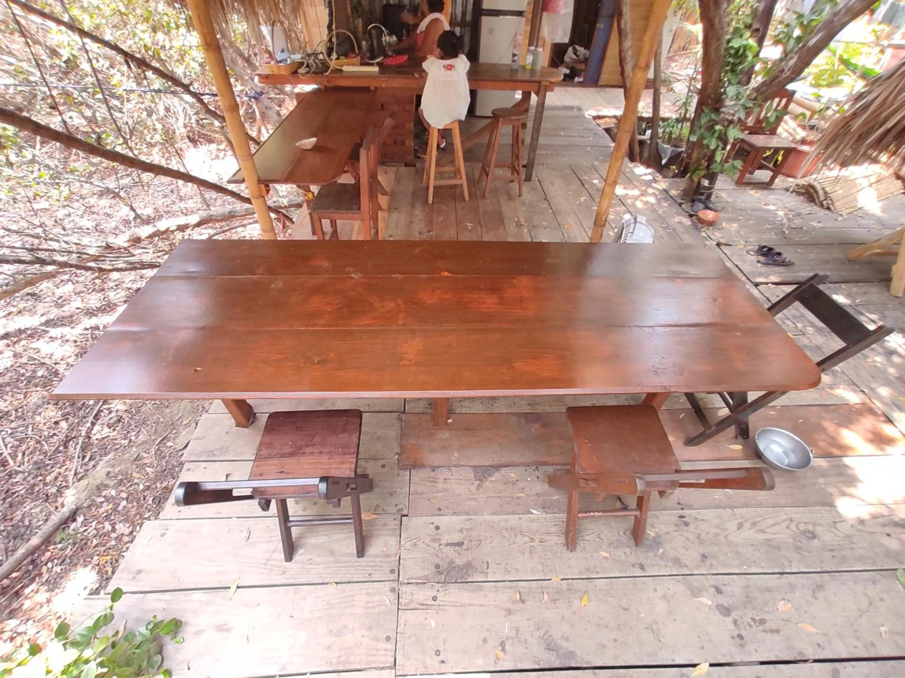 Dining area in Posada Corazon Mazunte