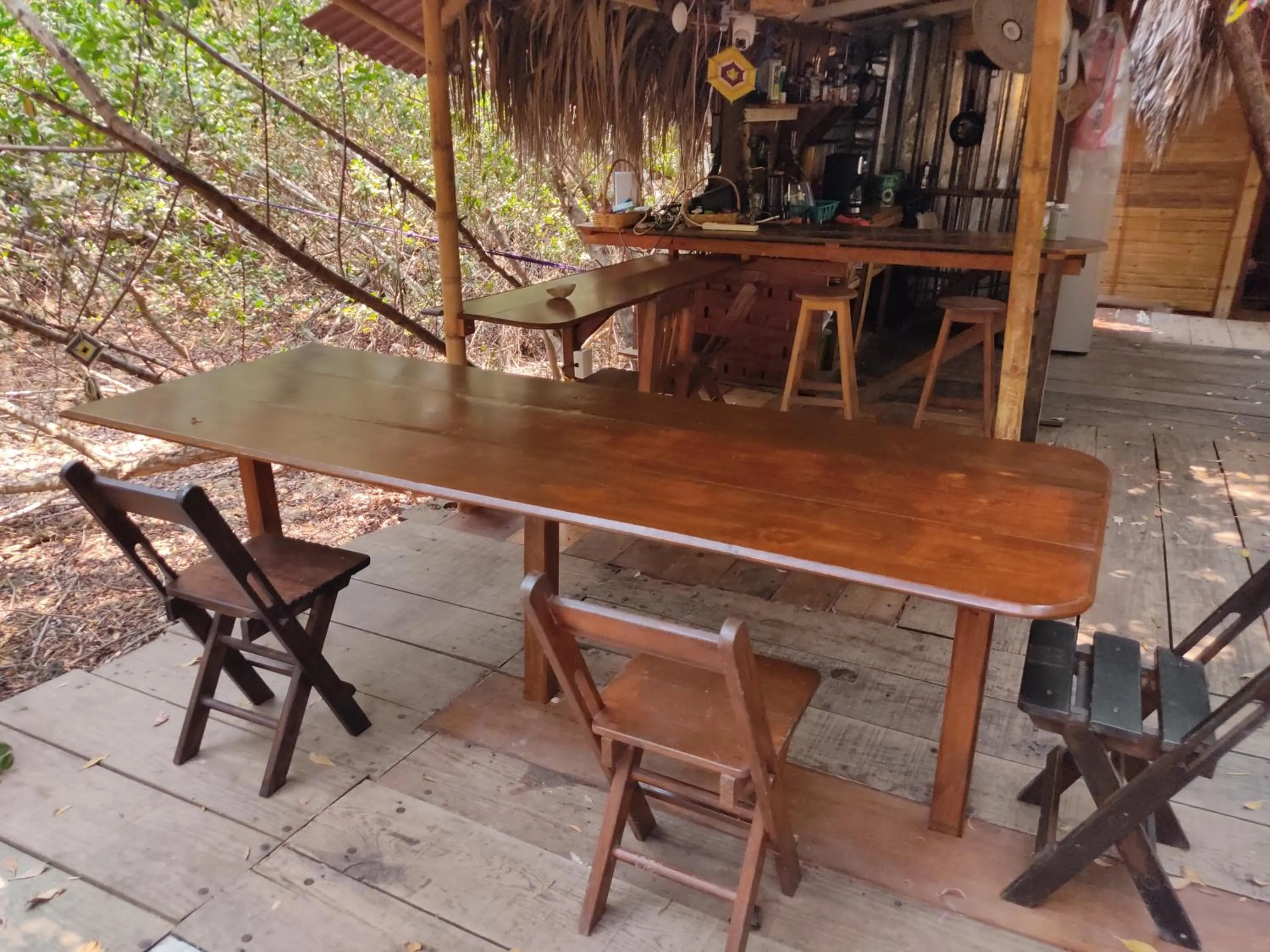 Seating area in Posada Corazon Mazunte