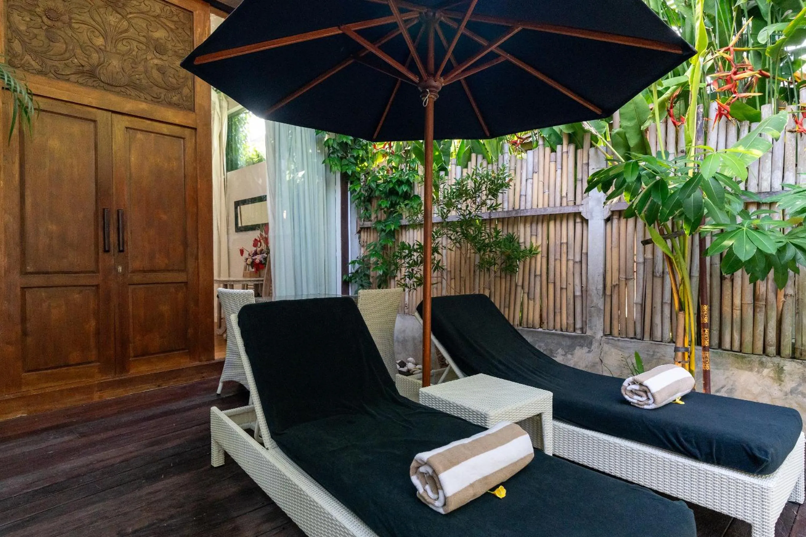 sunbed in The Gardens Seminyak