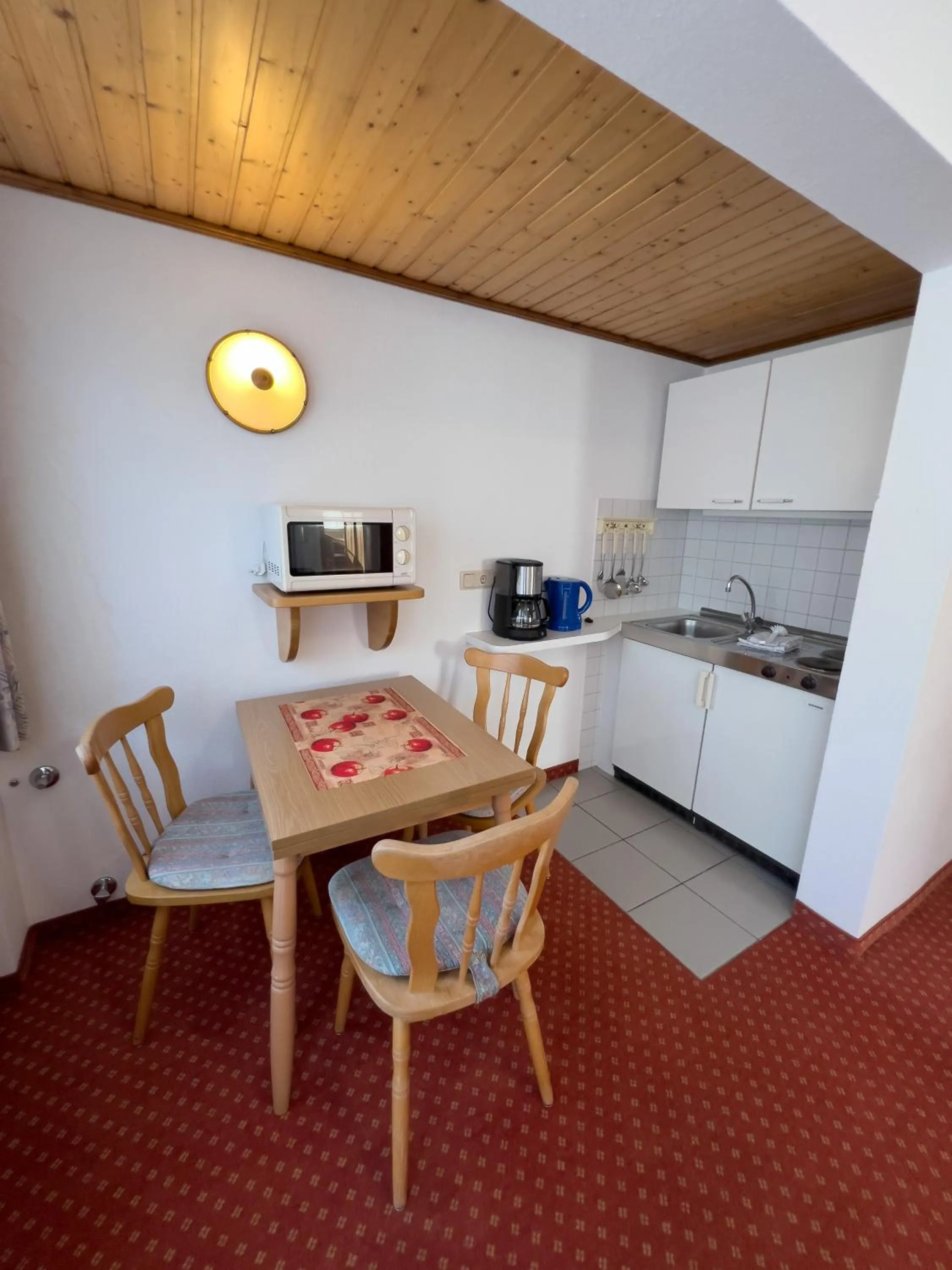 Kitchen or kitchenette in Hotel Haus Christel