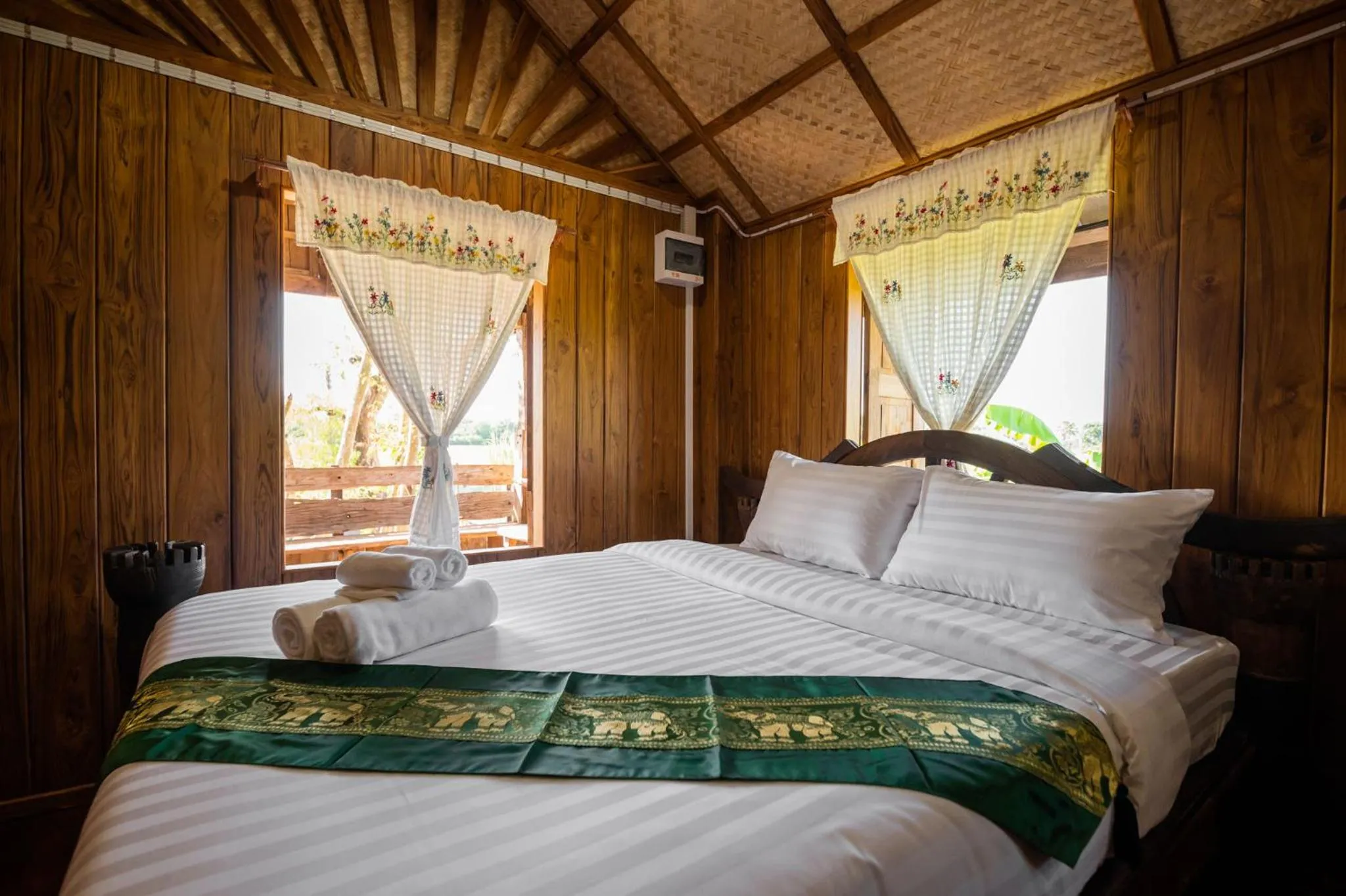 Bed in Suk Sabai Homestay