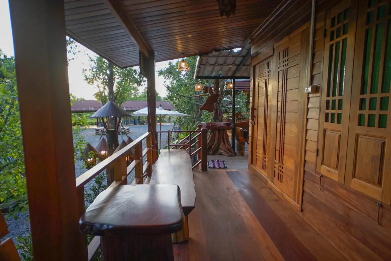 Double Room with Park View in Suk Sabai Homestay Double Room with Park View in Suk Sabai Homestay