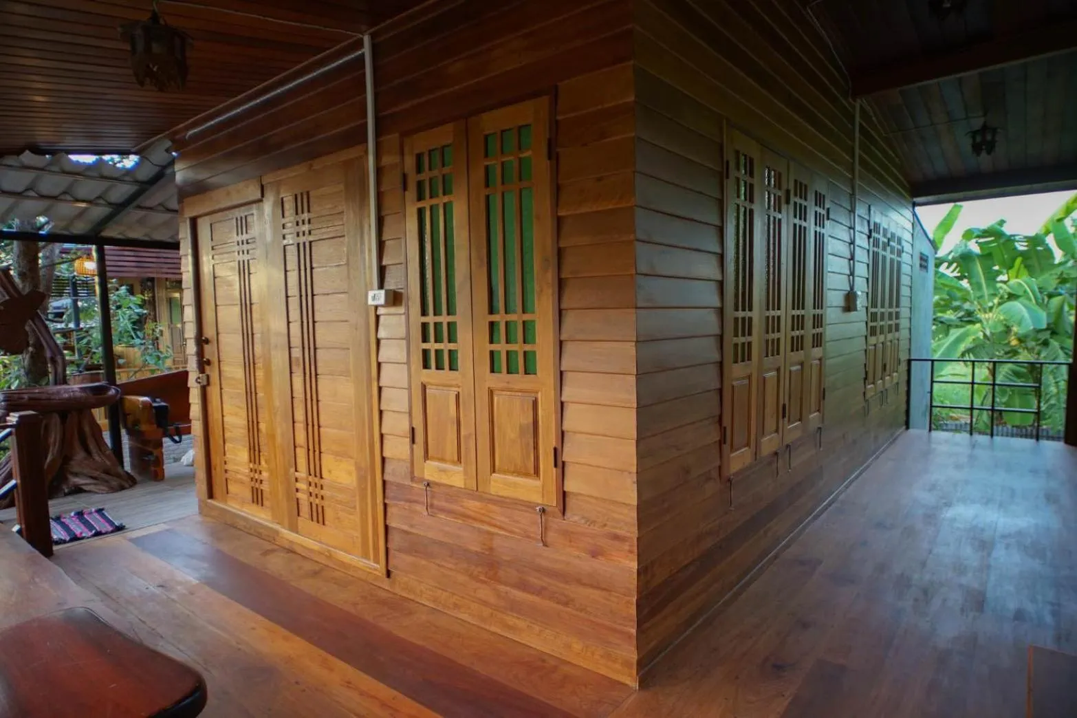 Balcony/Terrace in Suk Sabai Homestay