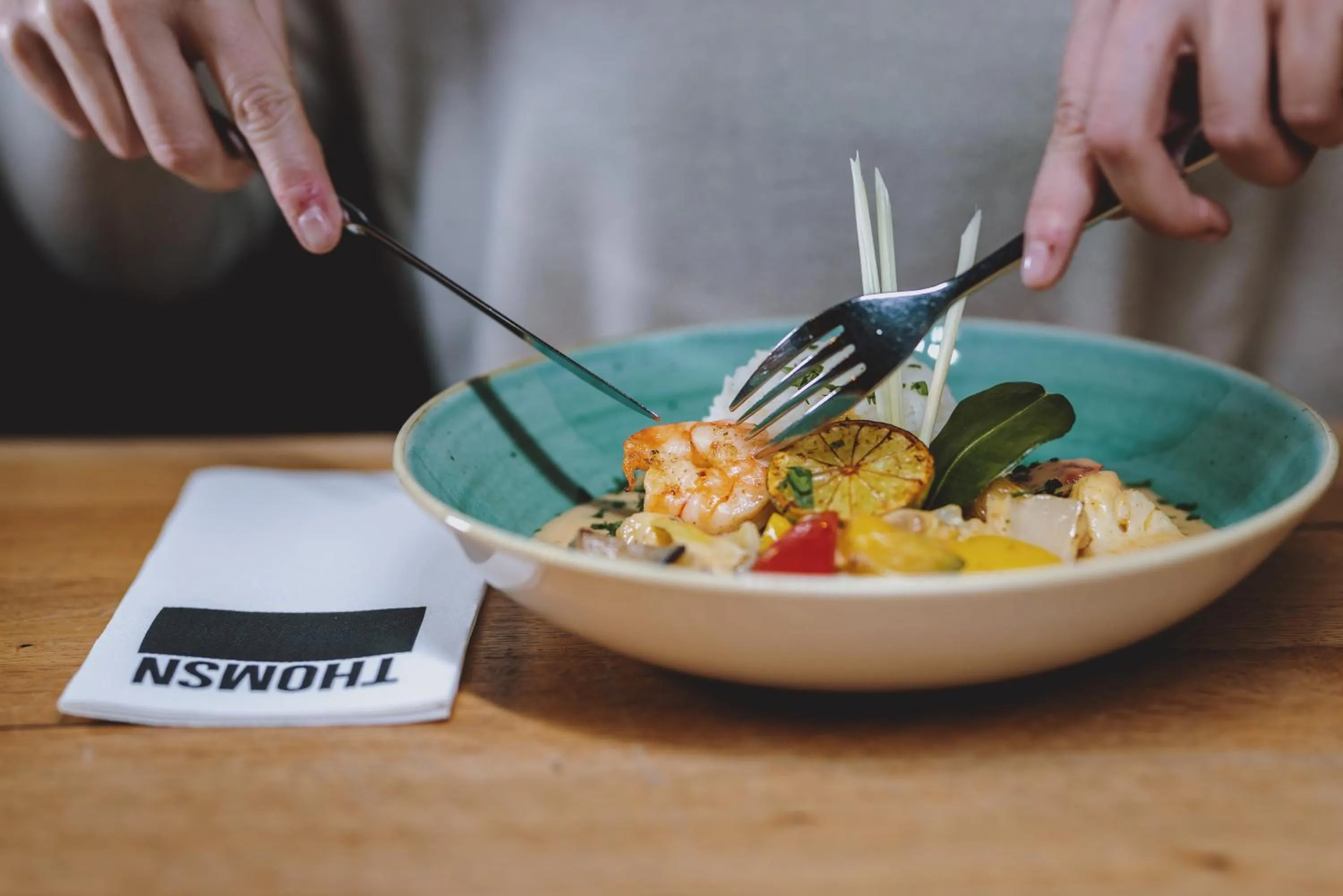 Restaurant/places to eat in THOMSN Central Hotel & Appartements