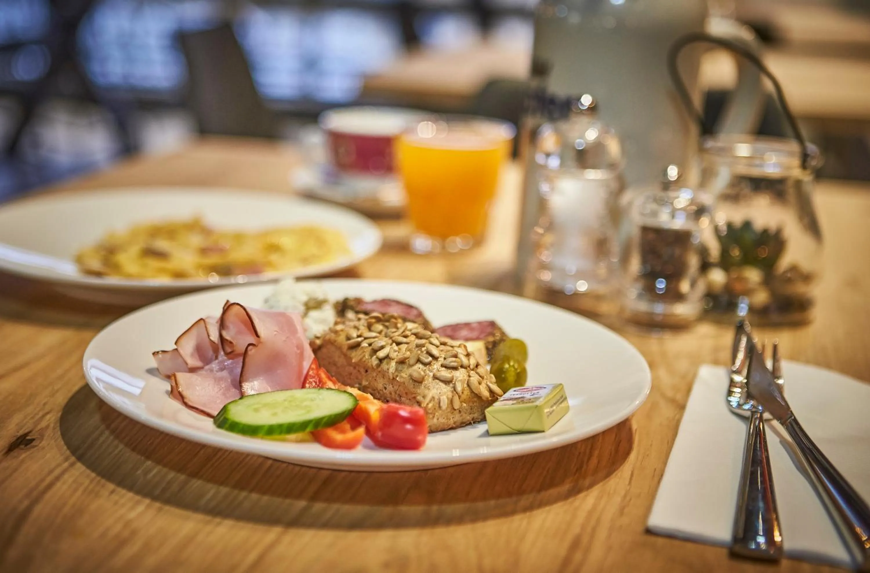 Breakfast in THOMSN Central Hotel & Appartements