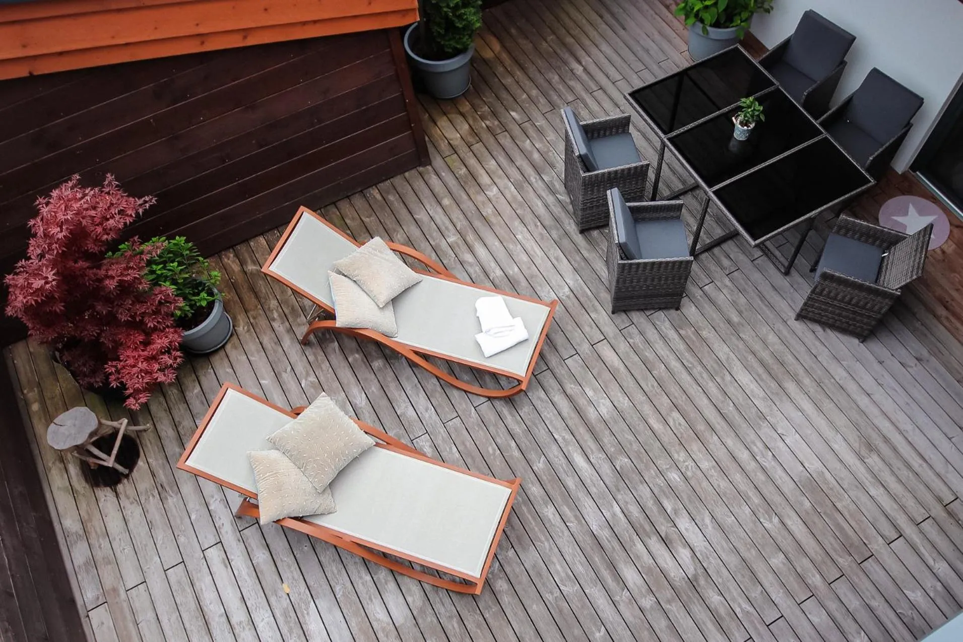 Balcony/Terrace in THOMSN Central Hotel & Appartements