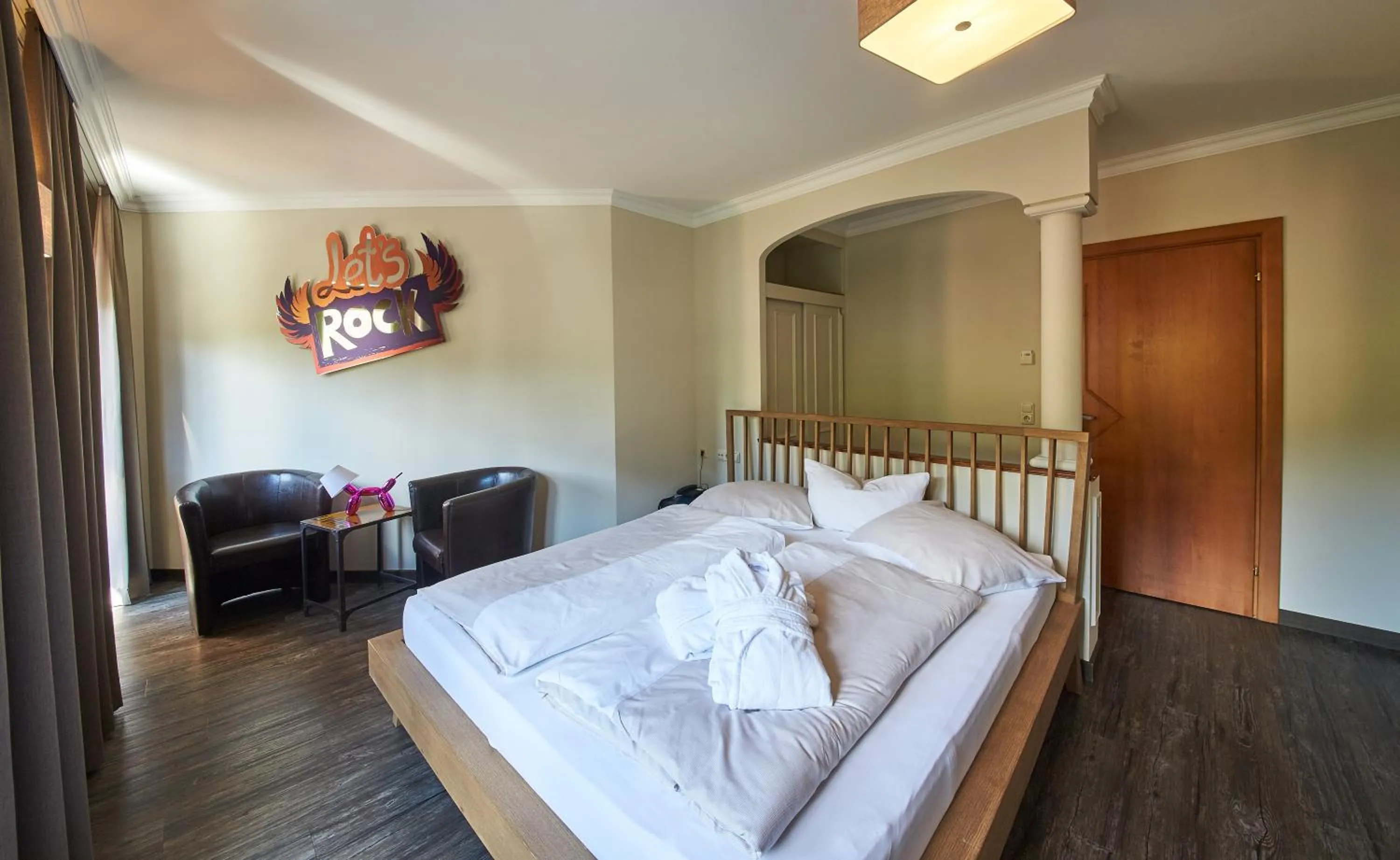 Photo of the whole room, Bed in THOMSN Central Hotel & Appartements