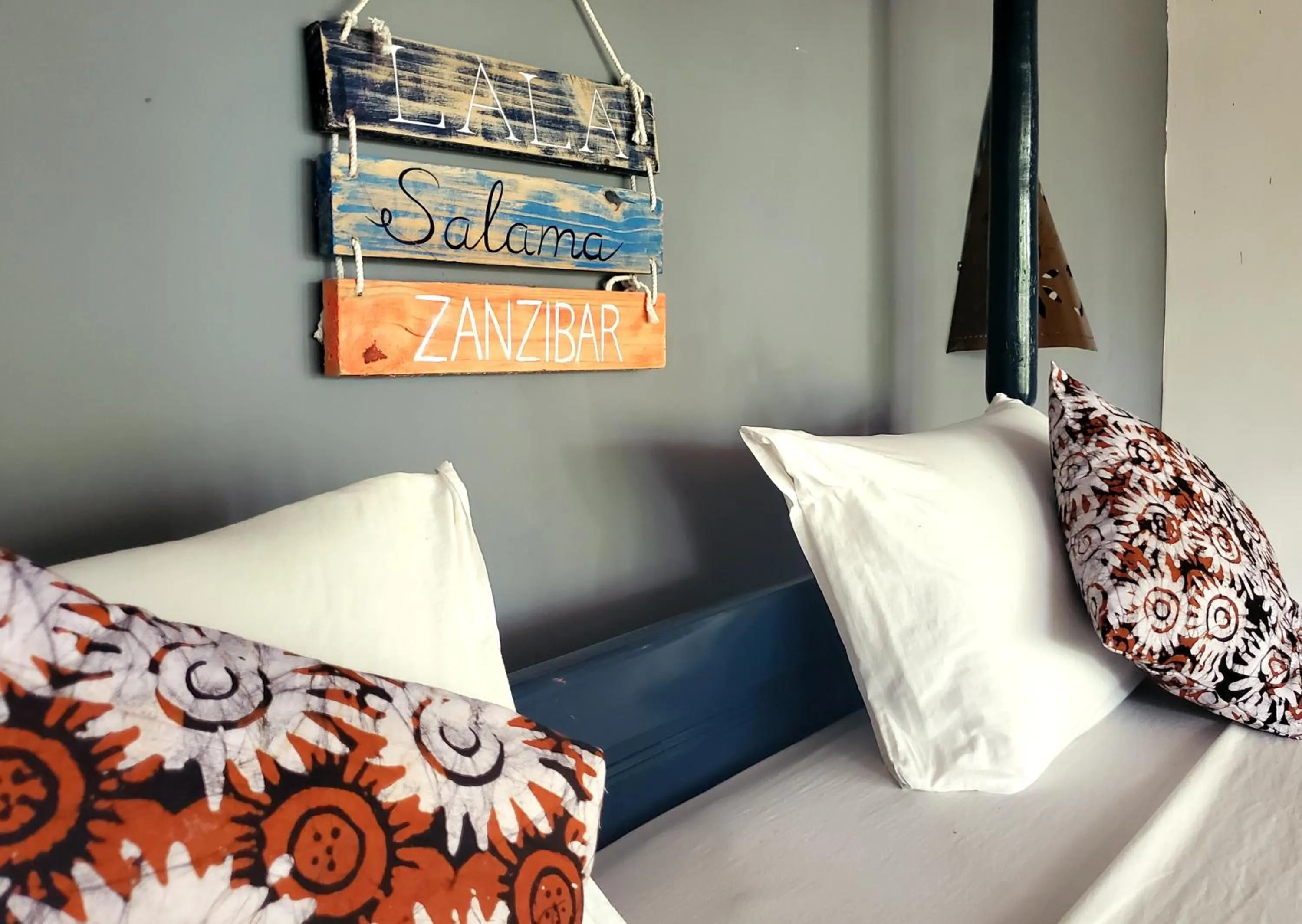 Bed in Promised Land Lodge