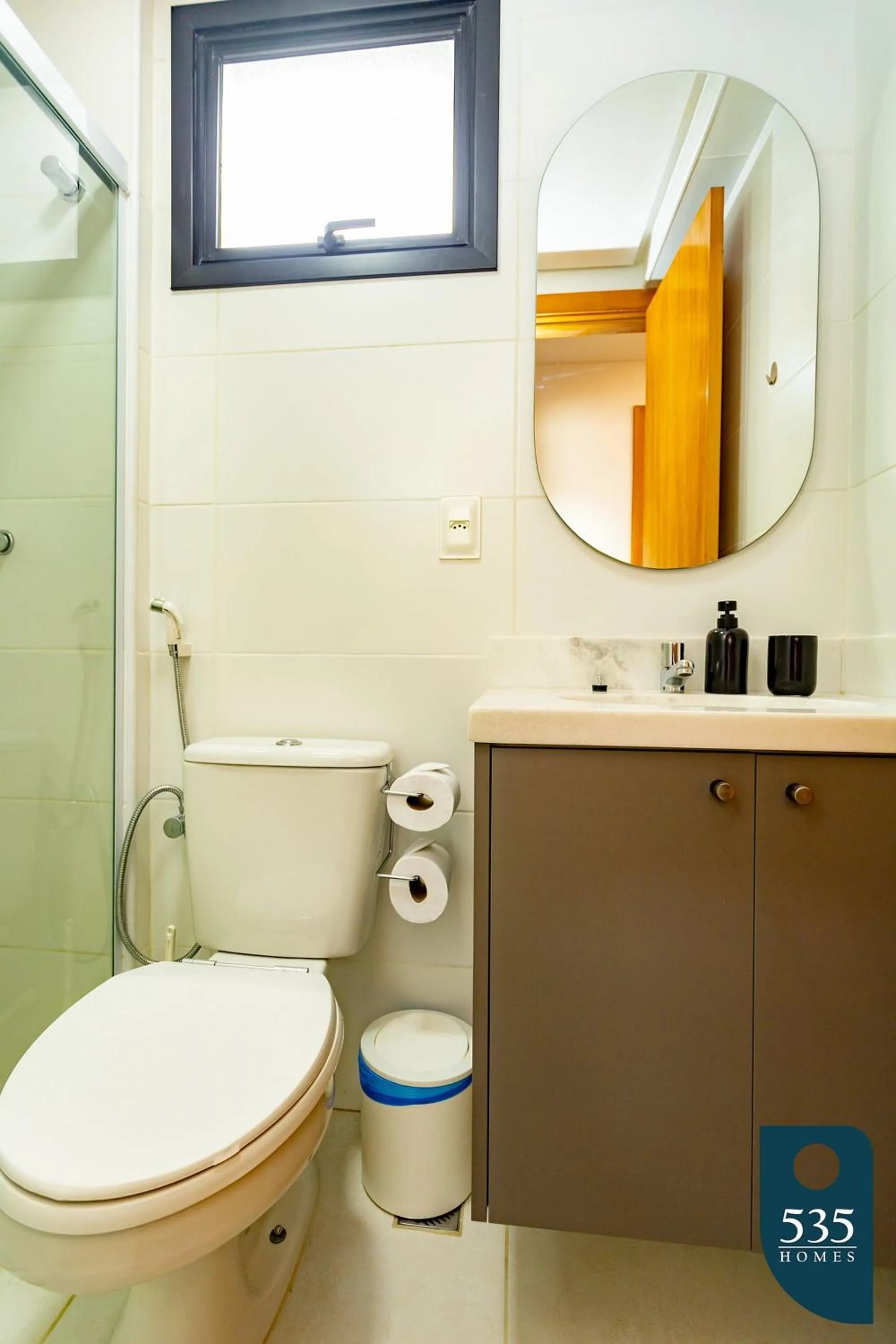 Toilet in Lindo e aconchegante com vista panorâmica na Barra