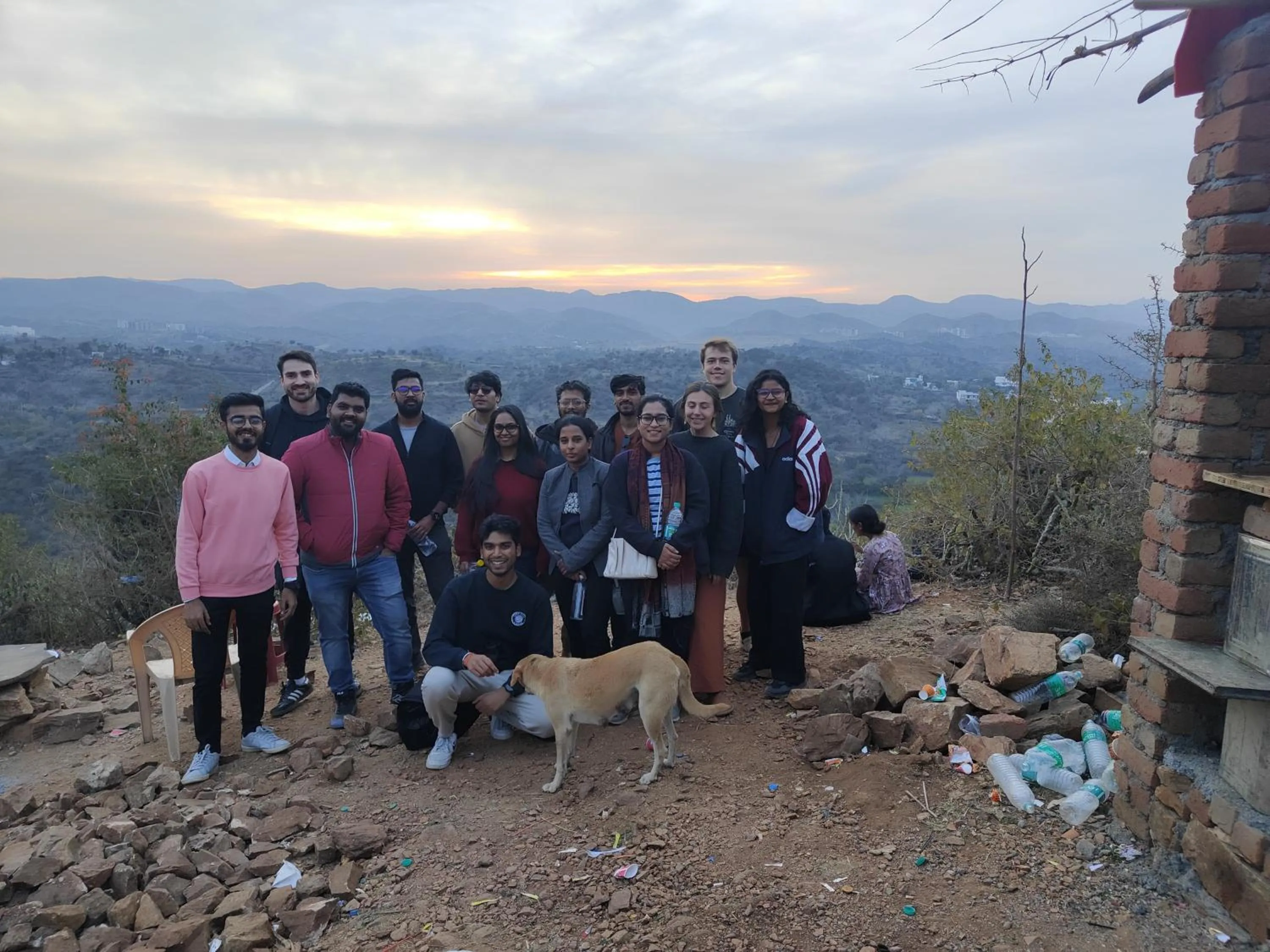 Mountain view in Madpackers Udaipur