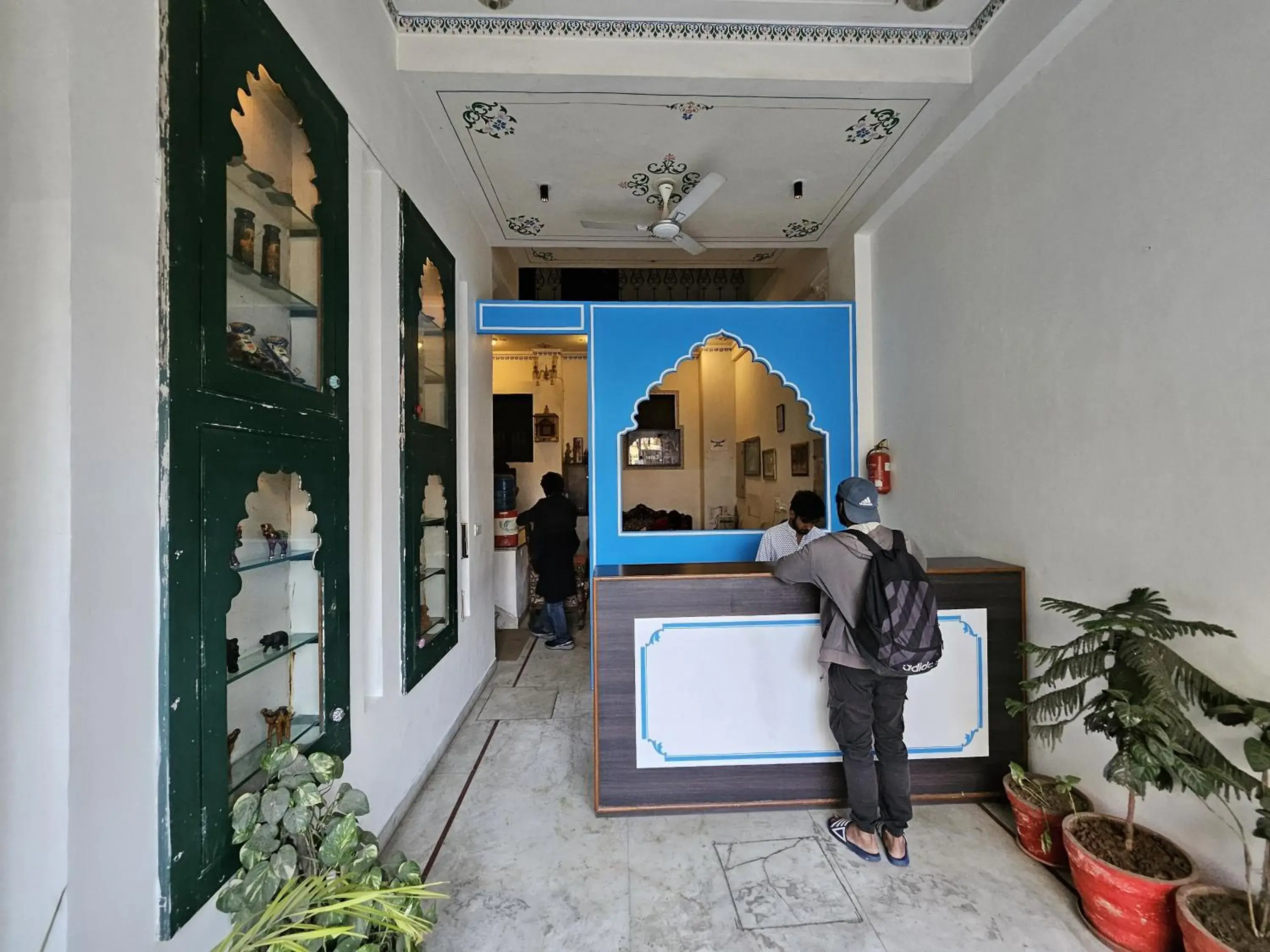 Lobby or reception in Madpackers Udaipur Lobby or reception in Madpackers Udaipur