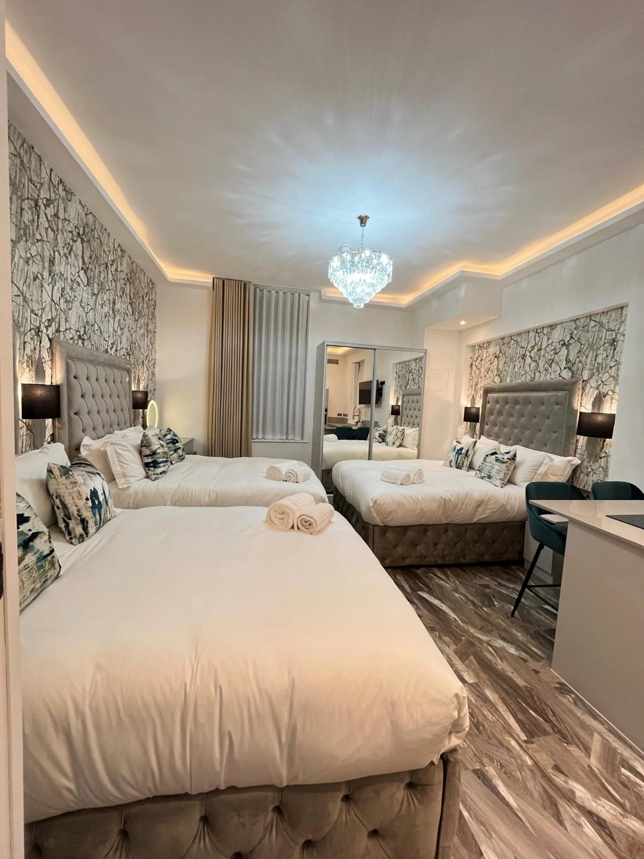 Bed in Philharmonic Hotel