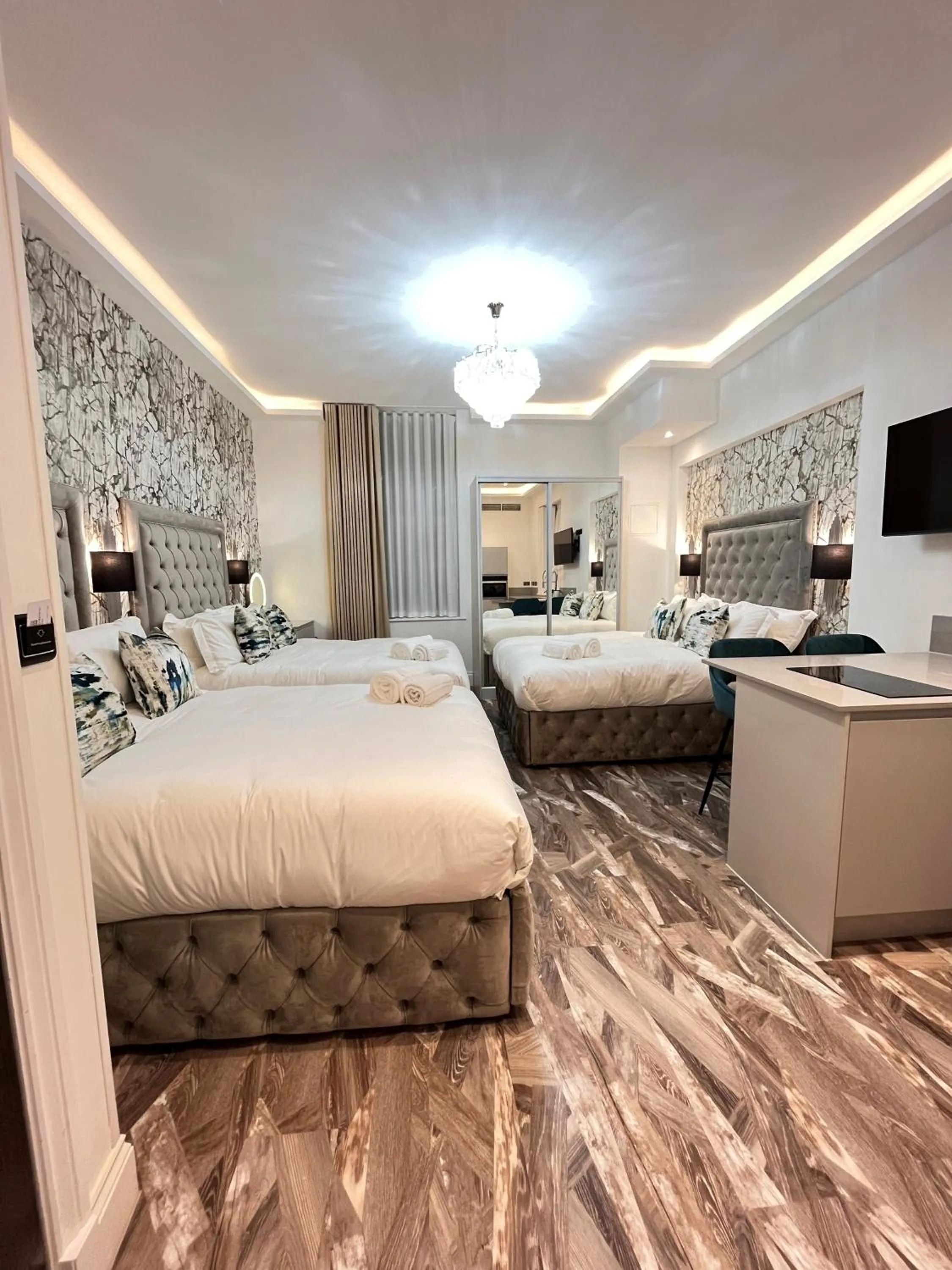 Bed in Philharmonic Hotel