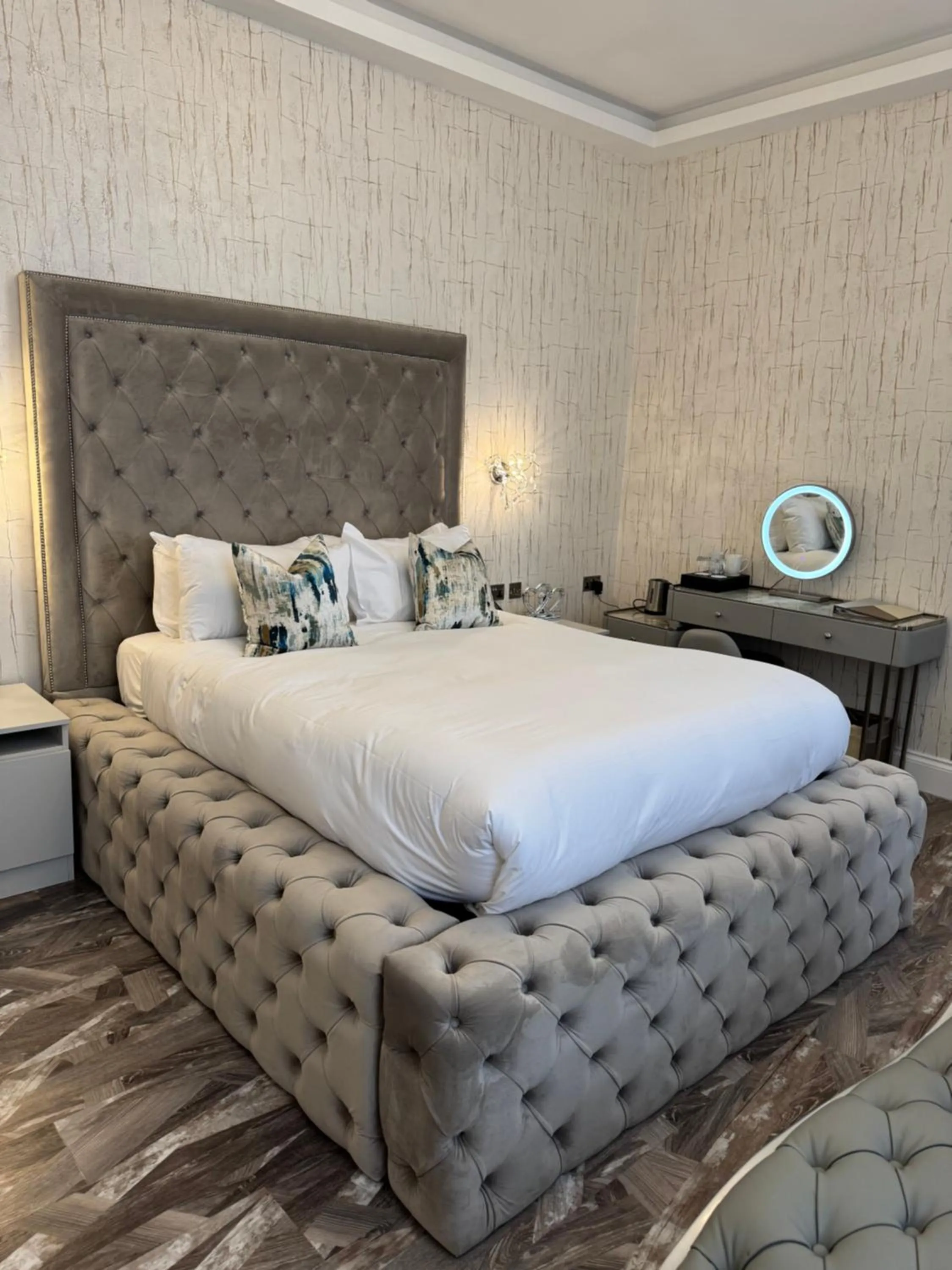 Bed in Philharmonic Hotel