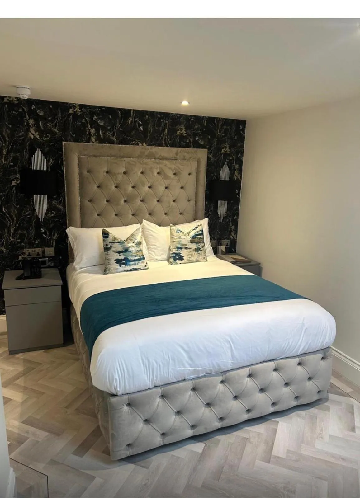 Bed in Philharmonic Hotel