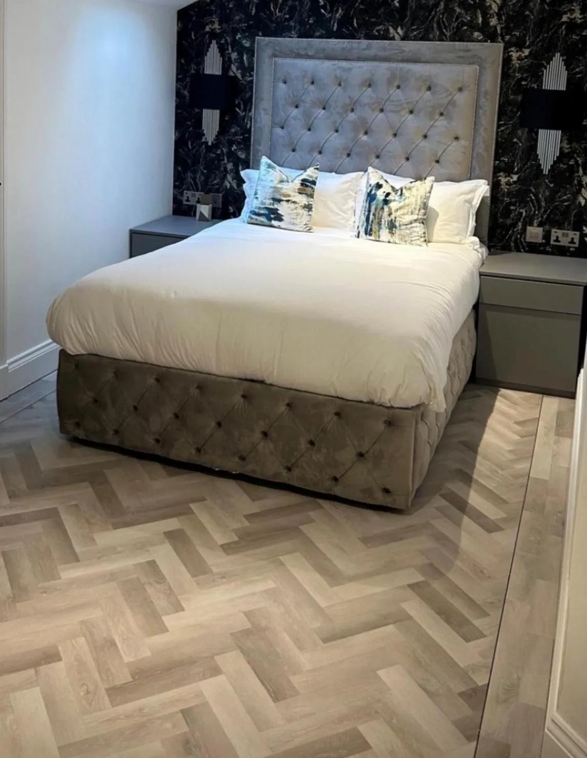 Bed in Philharmonic Hotel