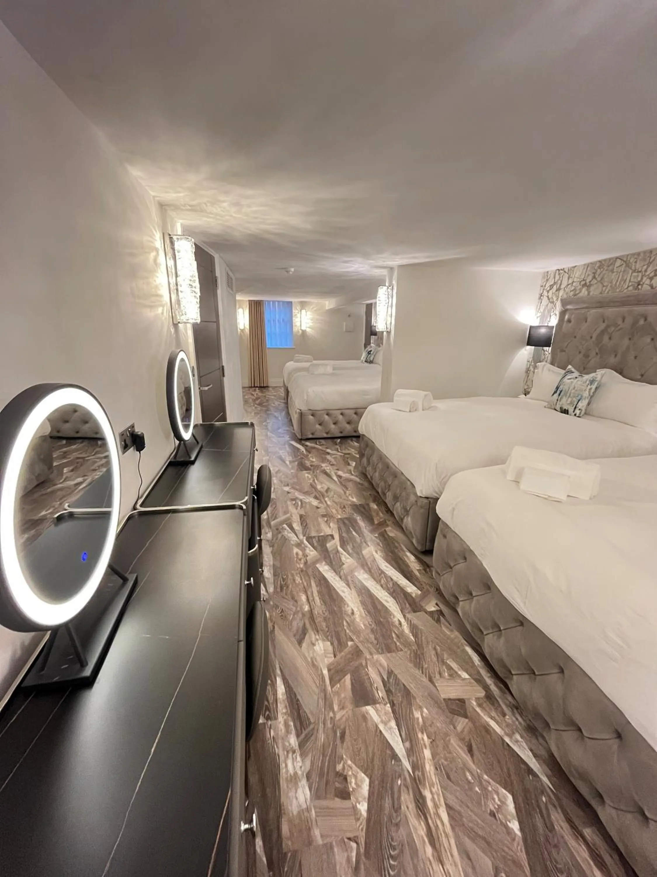 Bed in Philharmonic Hotel