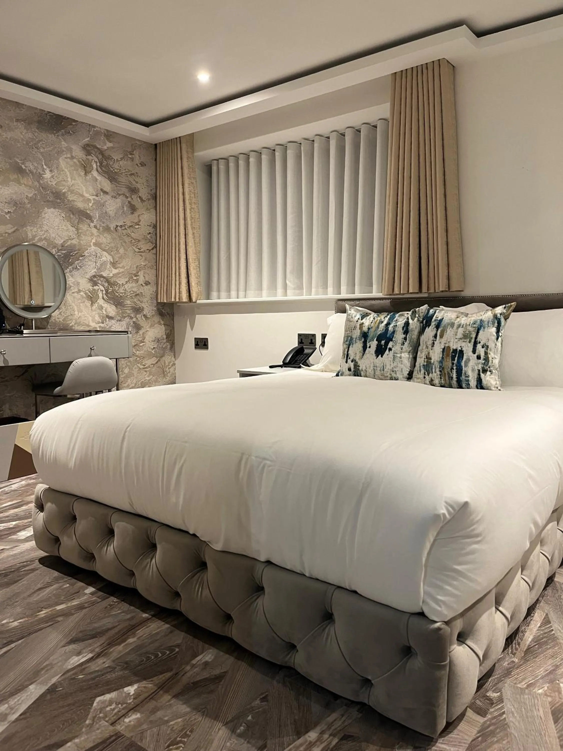 Bed in Philharmonic Hotel