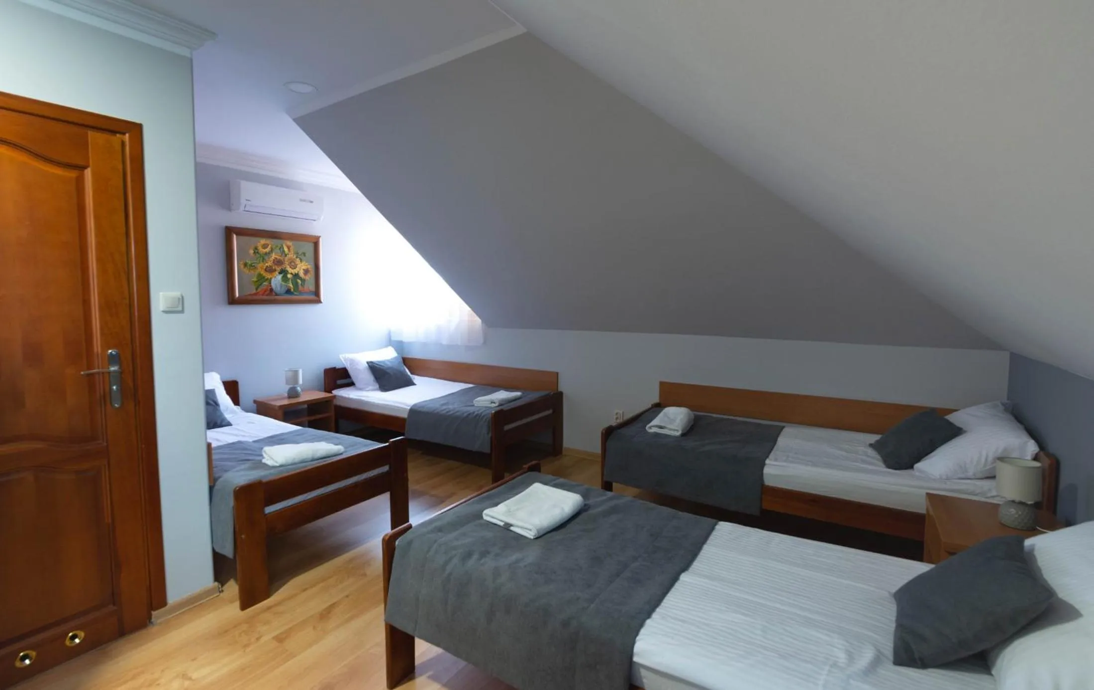 Bed in Noclegi Grill Solo