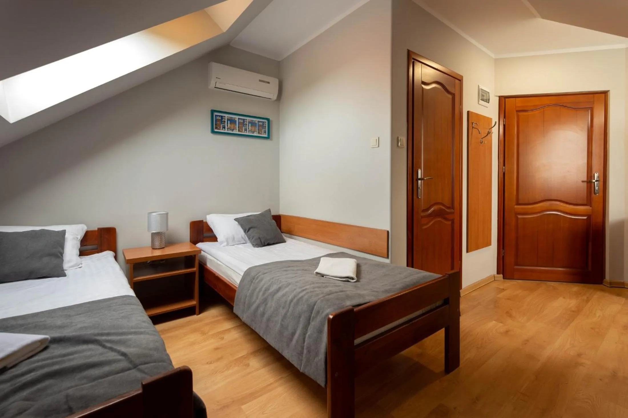 Bed in Noclegi Grill Solo