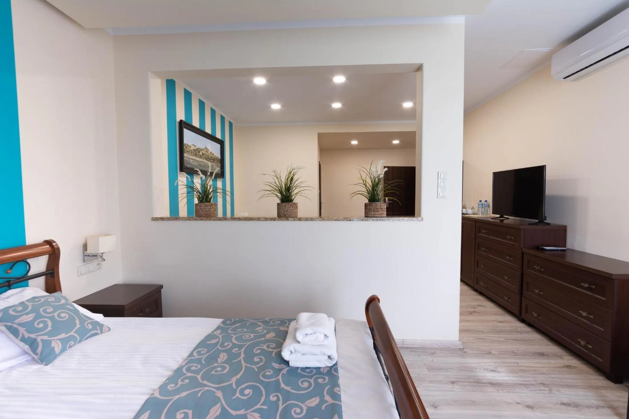 Bed in Noclegi Grill Solo