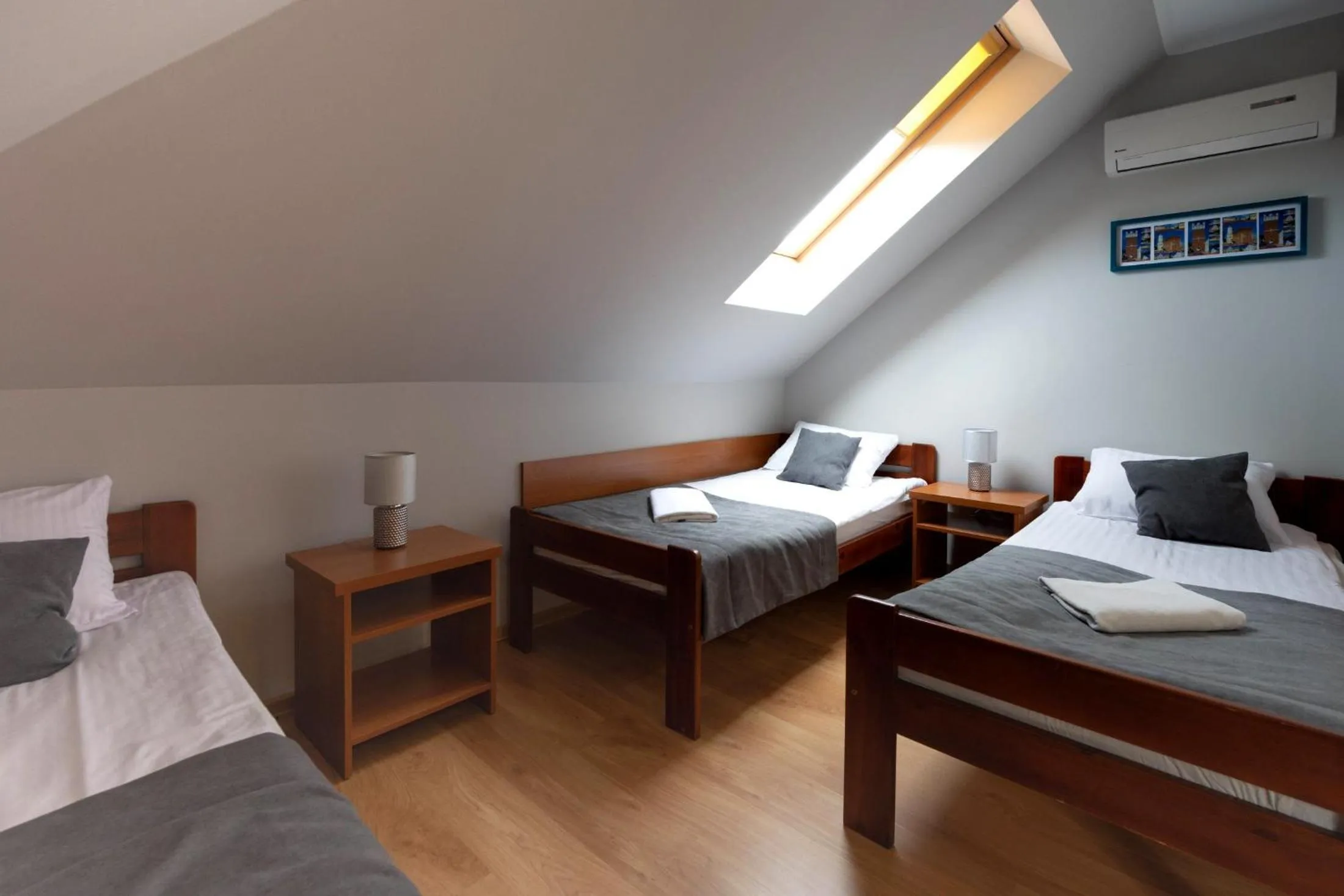 Bed in Noclegi Grill Solo