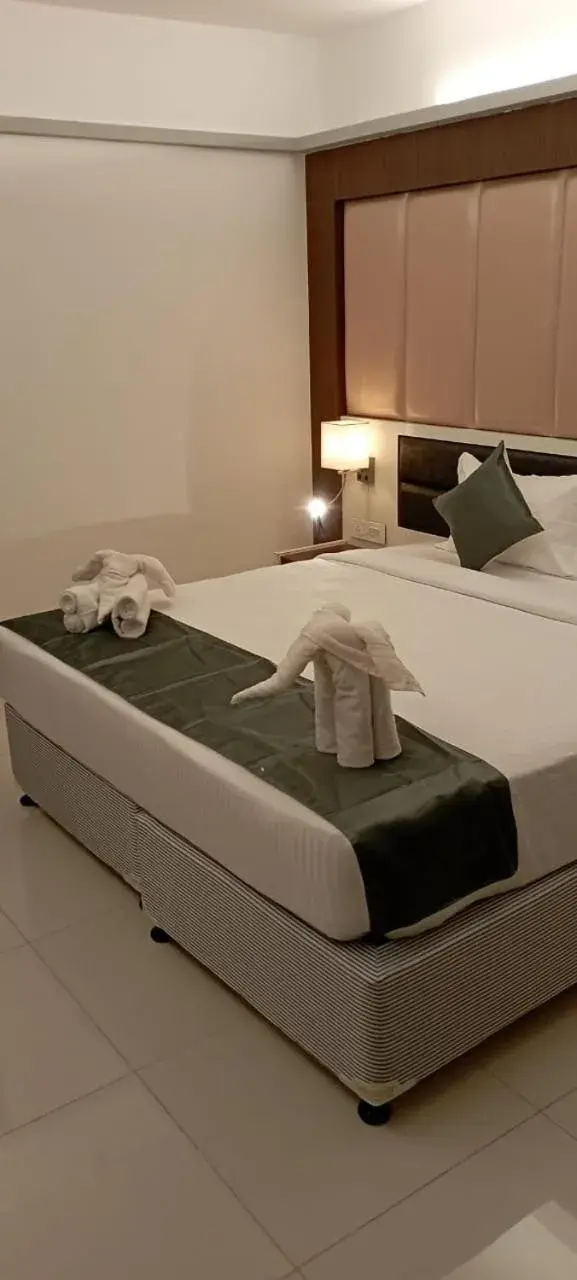 Bed in Hotel Konark Bed in Hotel Konark