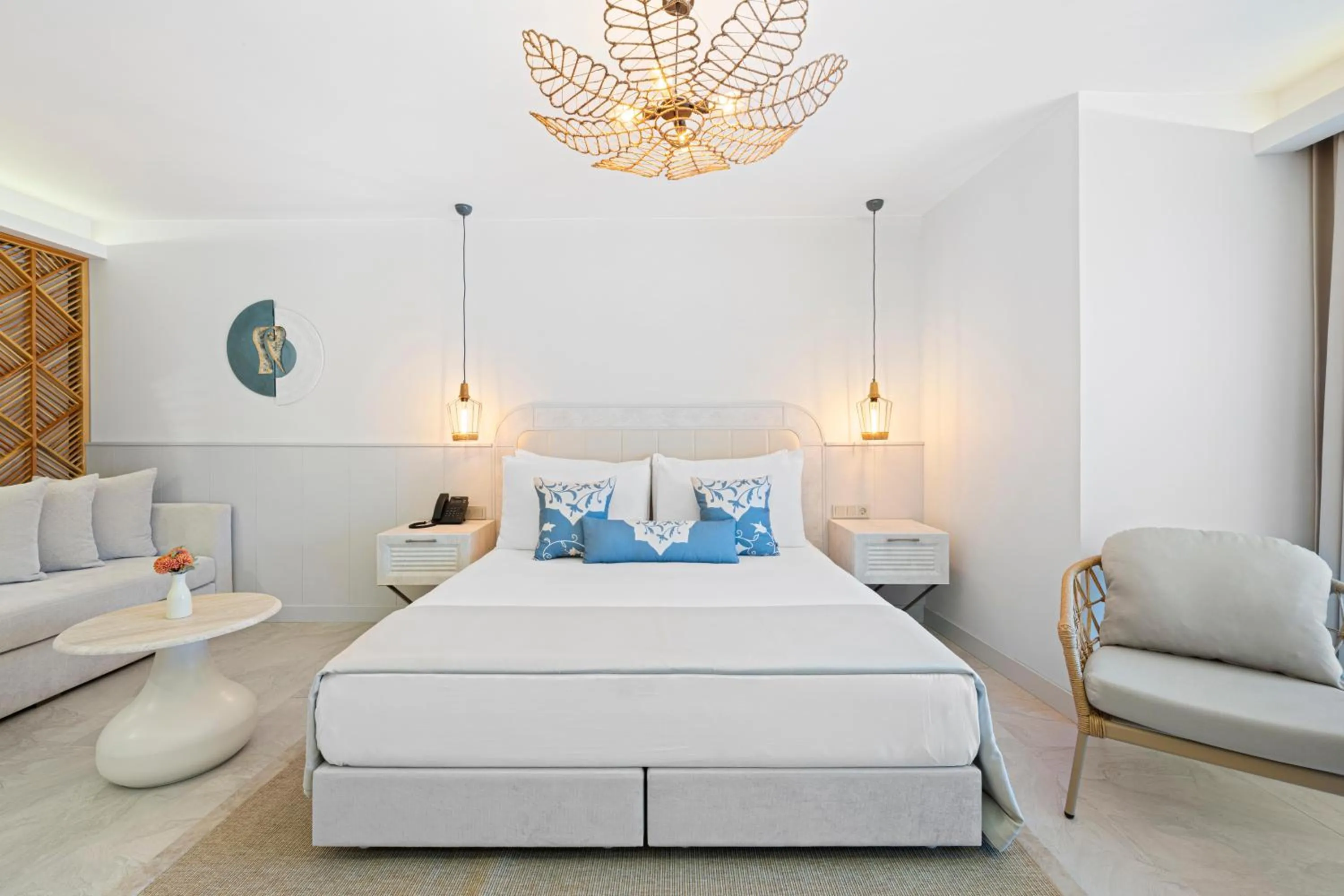 Photo of the whole room, Bed in Suum Bodrum Hotel & Beach - Adult Only