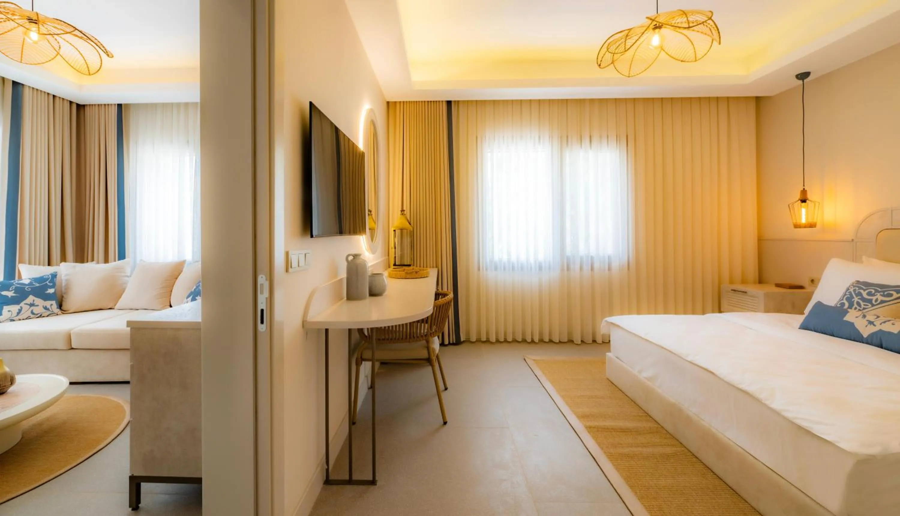 Photo of the whole room, Bed in Suum Bodrum Hotel & Beach - Adult Only