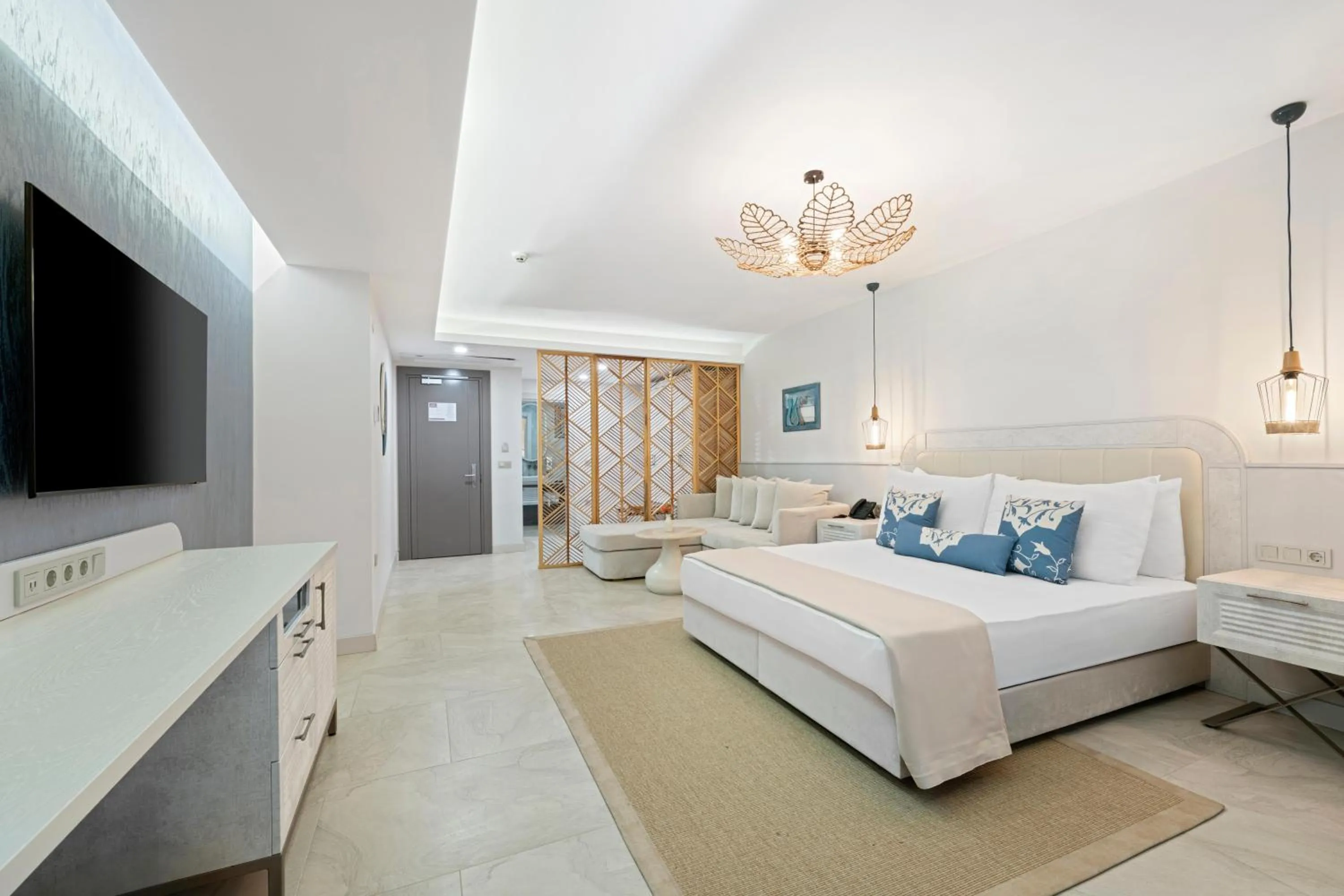 Photo of the whole room, Bed in Suum Bodrum Hotel & Beach - Adult Only