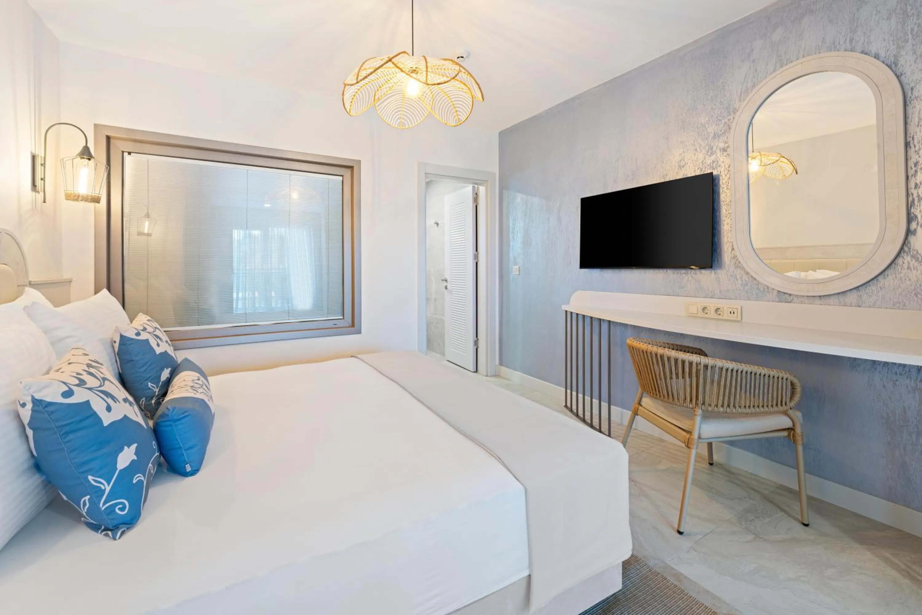 Photo of the whole room, Bed in Suum Bodrum Hotel & Beach - Adult Only