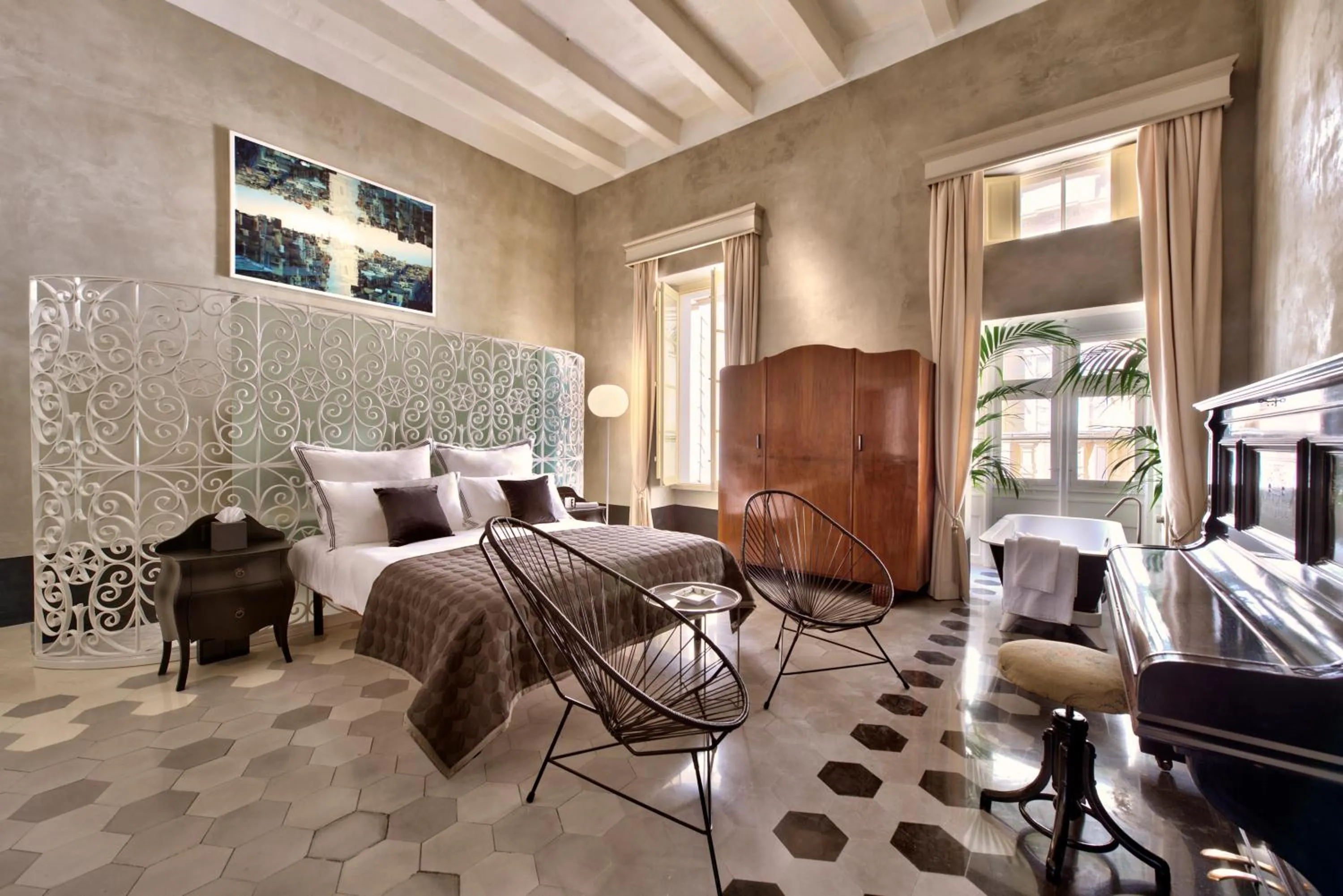 Bedroom, Bed in Casa Ellul - Small Luxury Hotels of the World