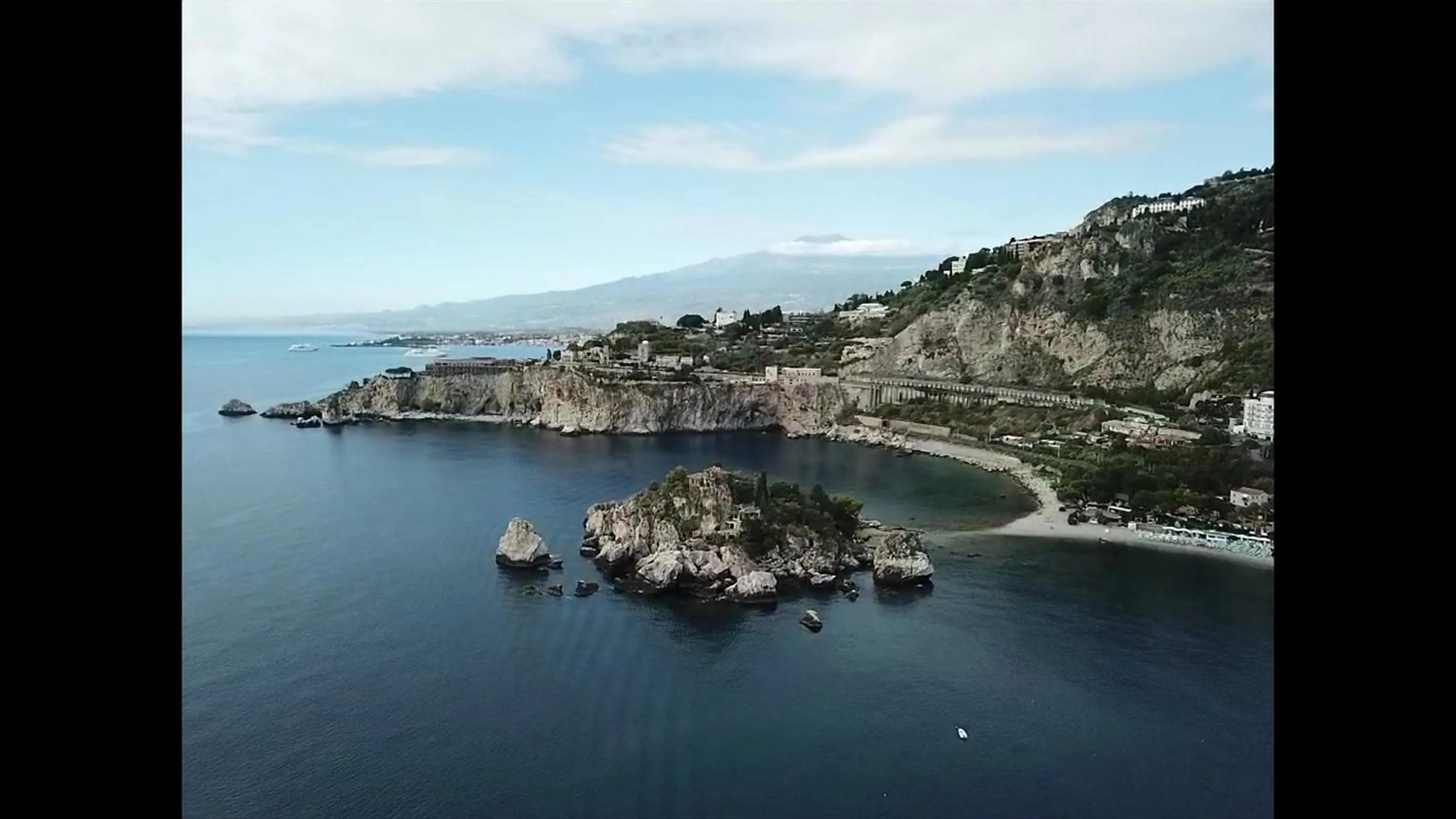 Bird's eye view in Maison Blanche Taormina