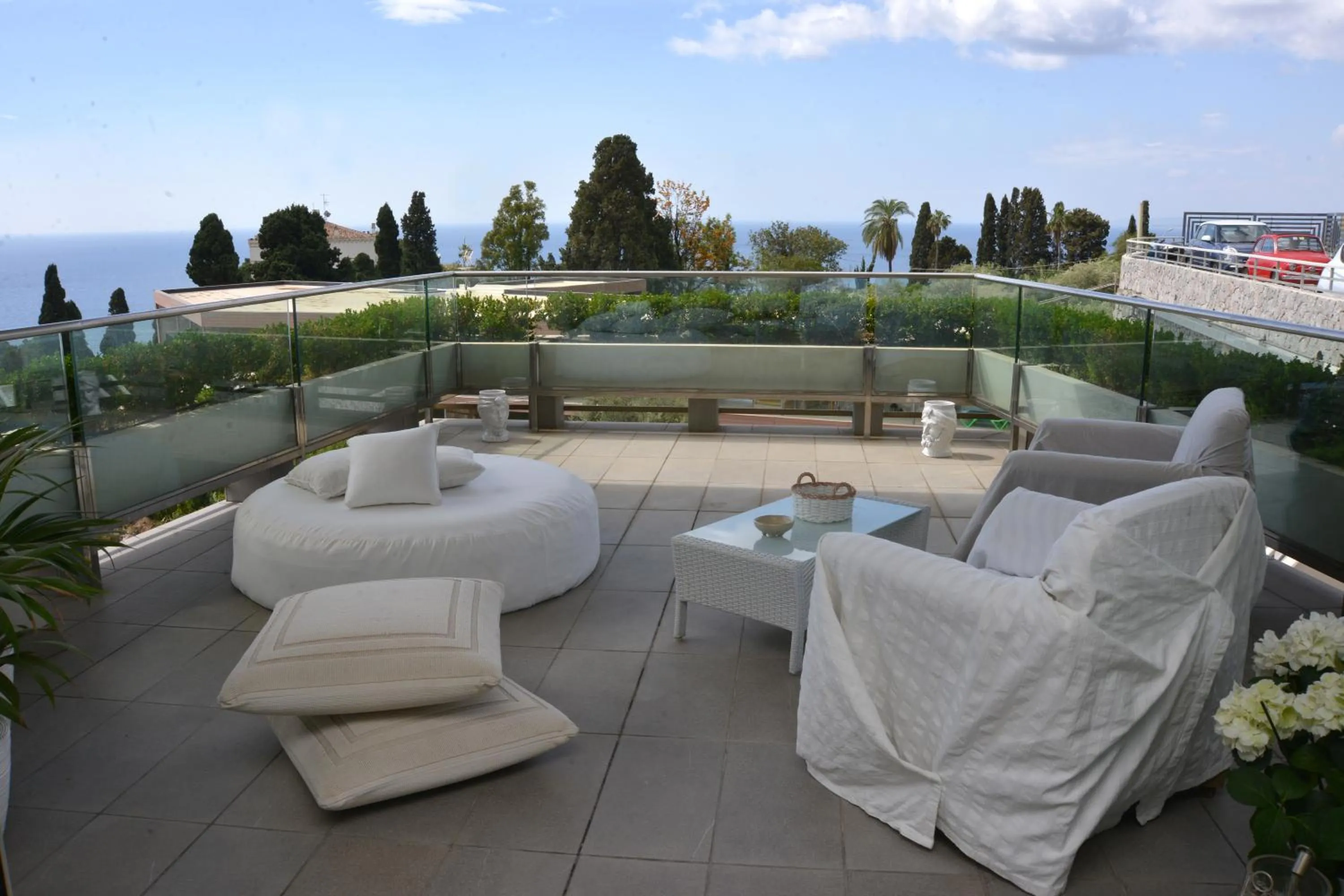 Balcony/Terrace in Maison Blanche Taormina